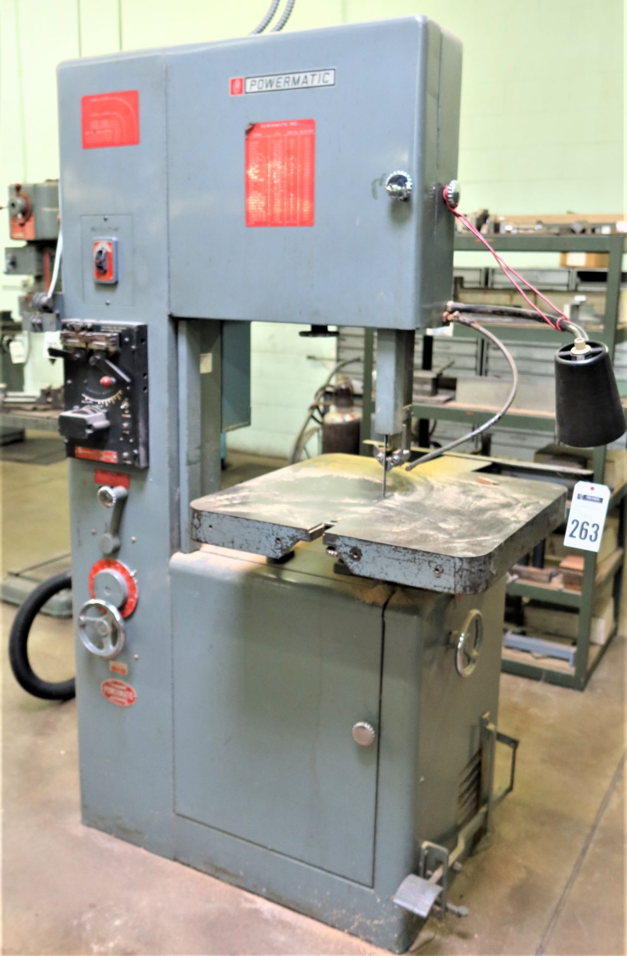 20" Powermatic Model 87 Vertical Band Saw, S/N 67-8780