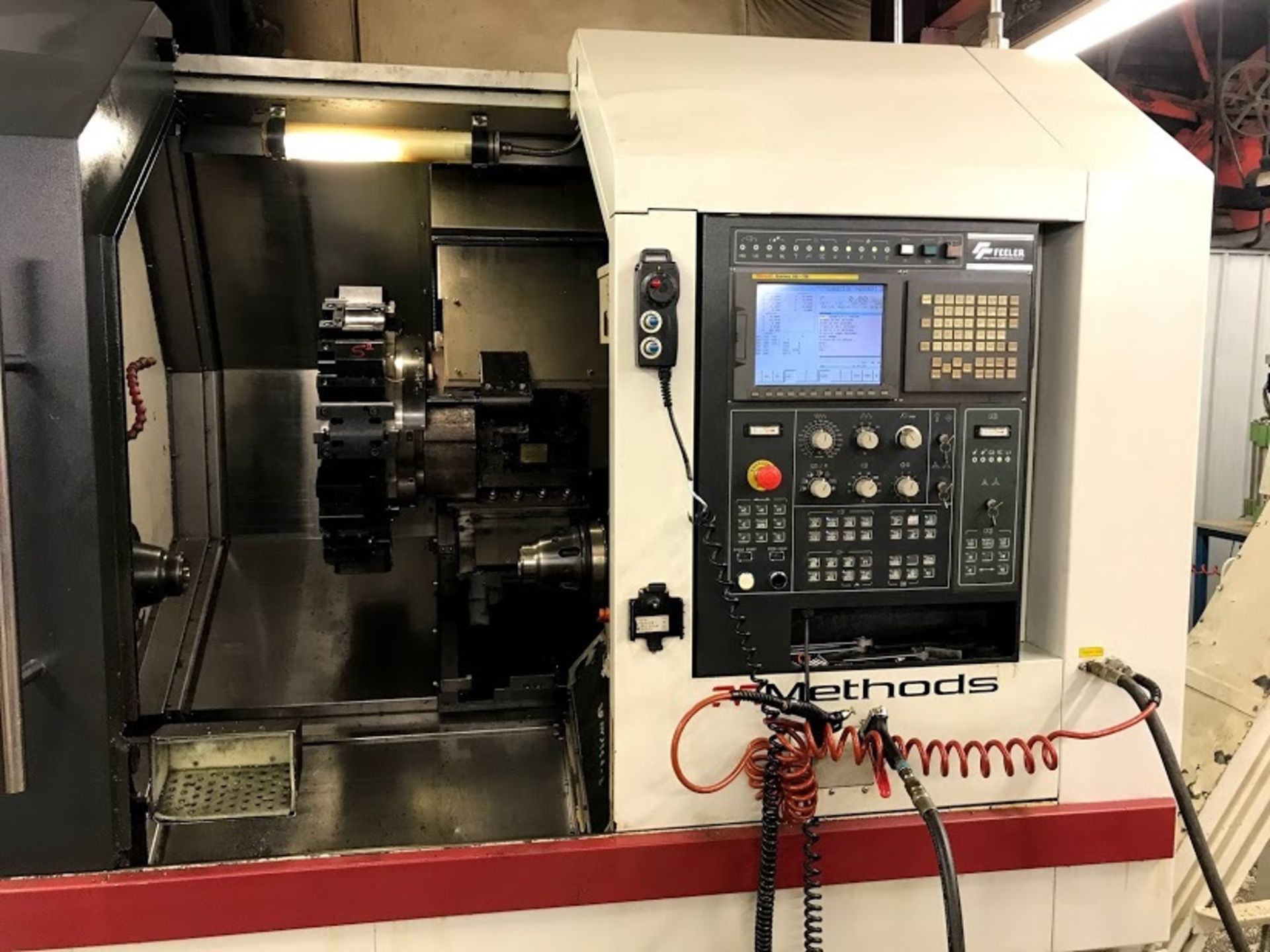 Feeler HT-30SY High Performance CNC Lathe with Milling & Y-Axis, S/N TNSY015, New 2011 - Image 3 of 13