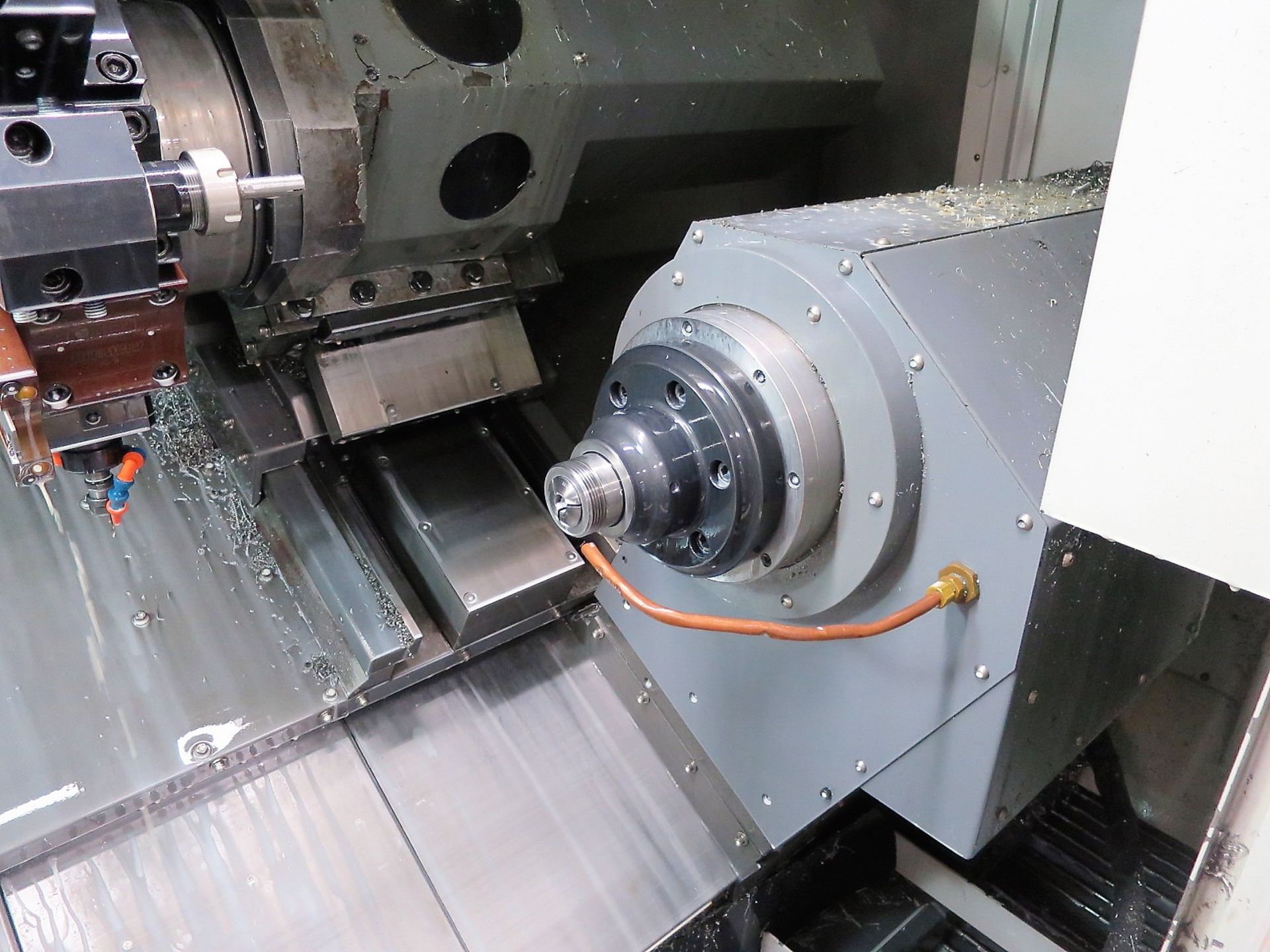 2013 SMEC Samsung SL-25BSY CNC Lathe with Live Tooling and Y-Axis, SN 13K3K0009 - Image 8 of 13