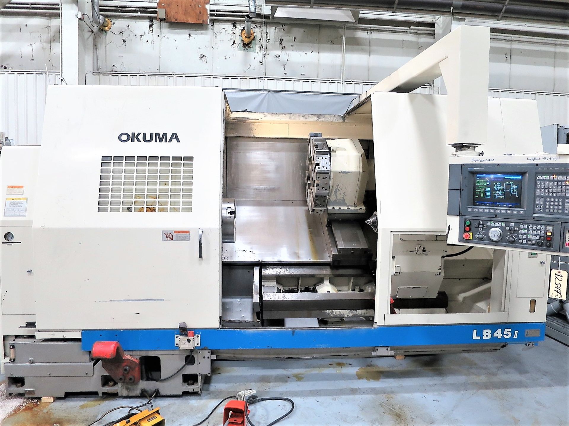 *** SOLD*** Okuma LB-45II CNC 2-Axis Turning Center Lathe, S/N 0115, New 2003