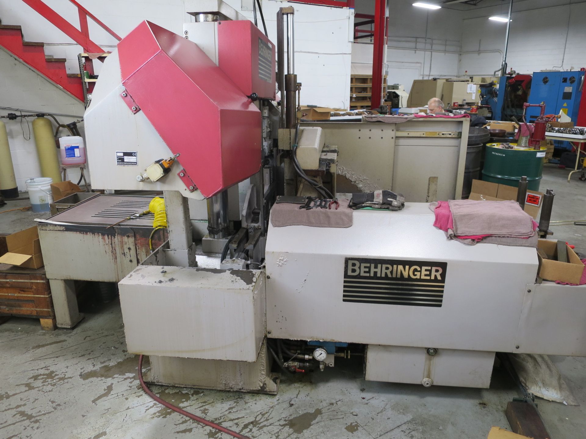 Behringer HBP303A Fully Automatic CNC Horizontal Band Saw, S/N 297261 - Image 7 of 10
