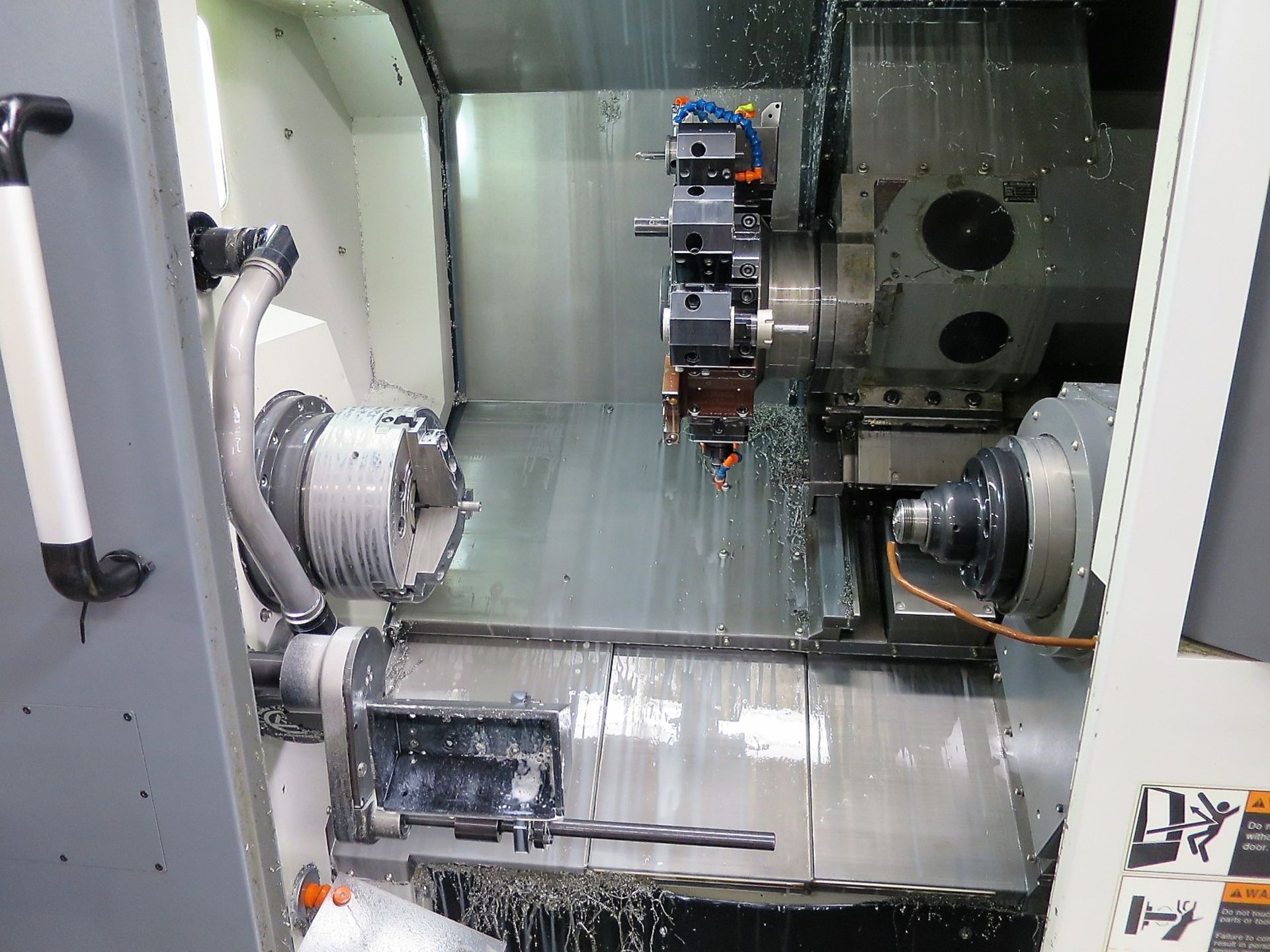 2013 SMEC Samsung SL-25BSY CNC Lathe with Live Tooling and Y-Axis, SN 13K3K0009 - Image 4 of 13