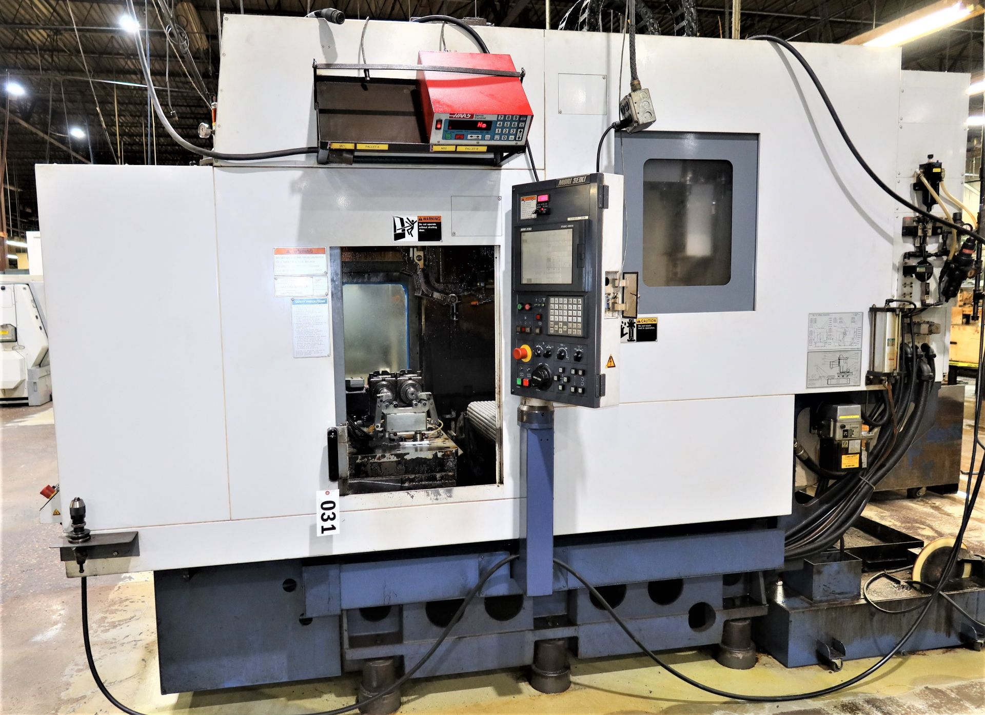 Mori Seiki CV-500 CNC Pallet Changer Drill Tap Center, S/N 348, New 1998 - Image 3 of 9