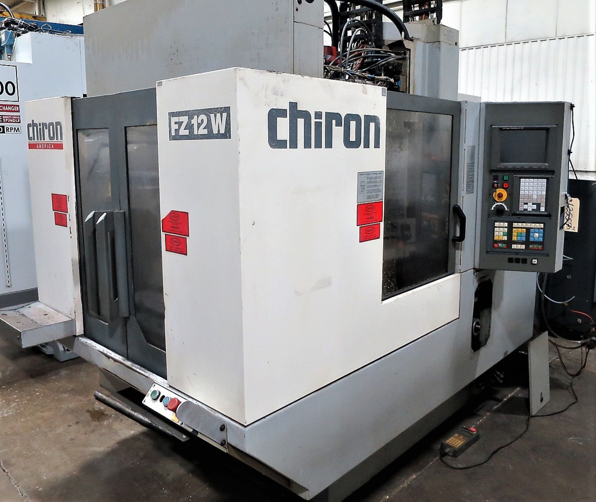 Chiron FZ-12W Magnum CNC Vertical Machining Center, S/N LXH1031, New 2003