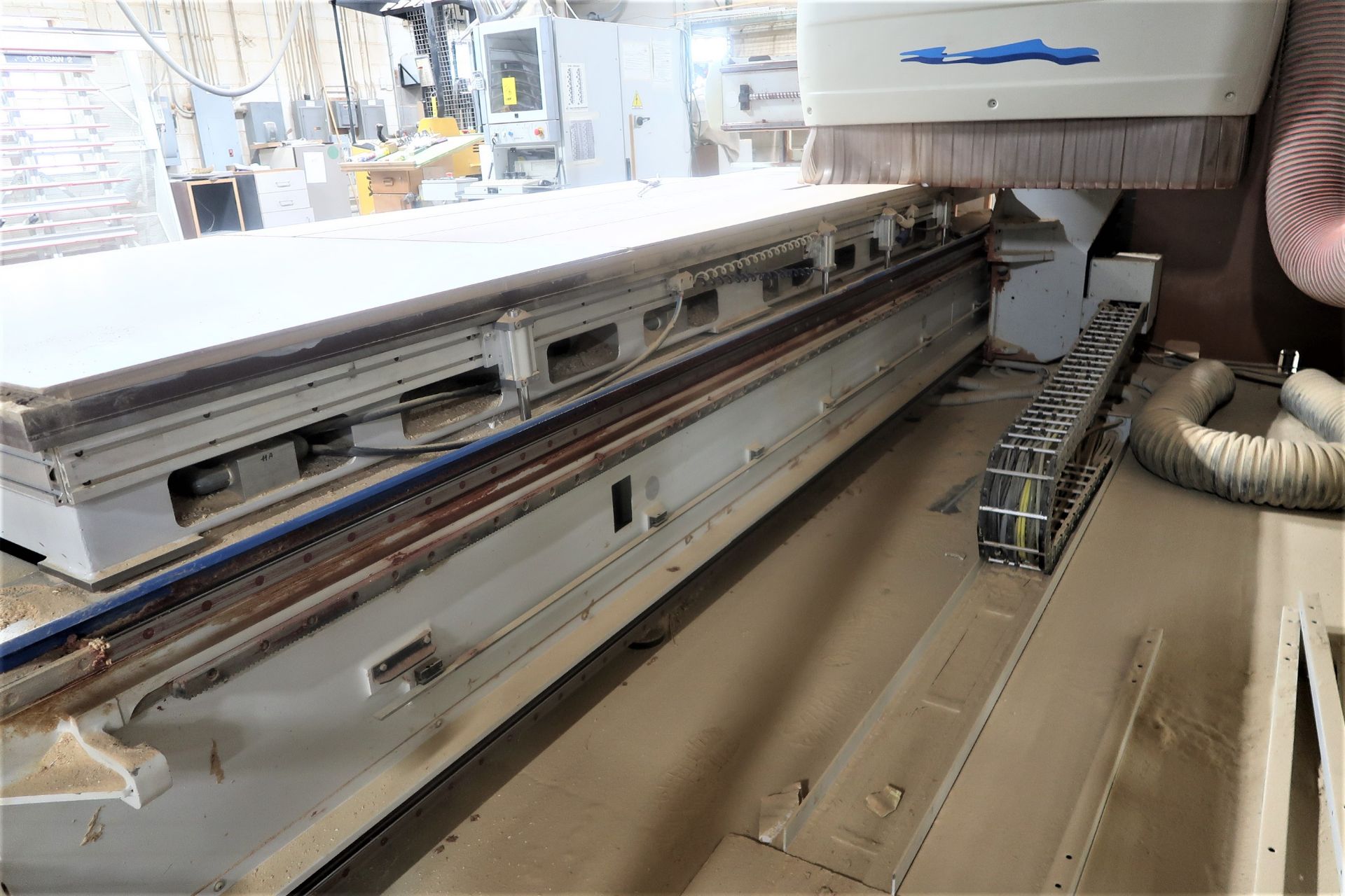 5'x12' Busellato Model Jet4 WF Xl CNC Fixed Table Moving Gantry Router, S/N 5088, New 2004 - Image 7 of 11