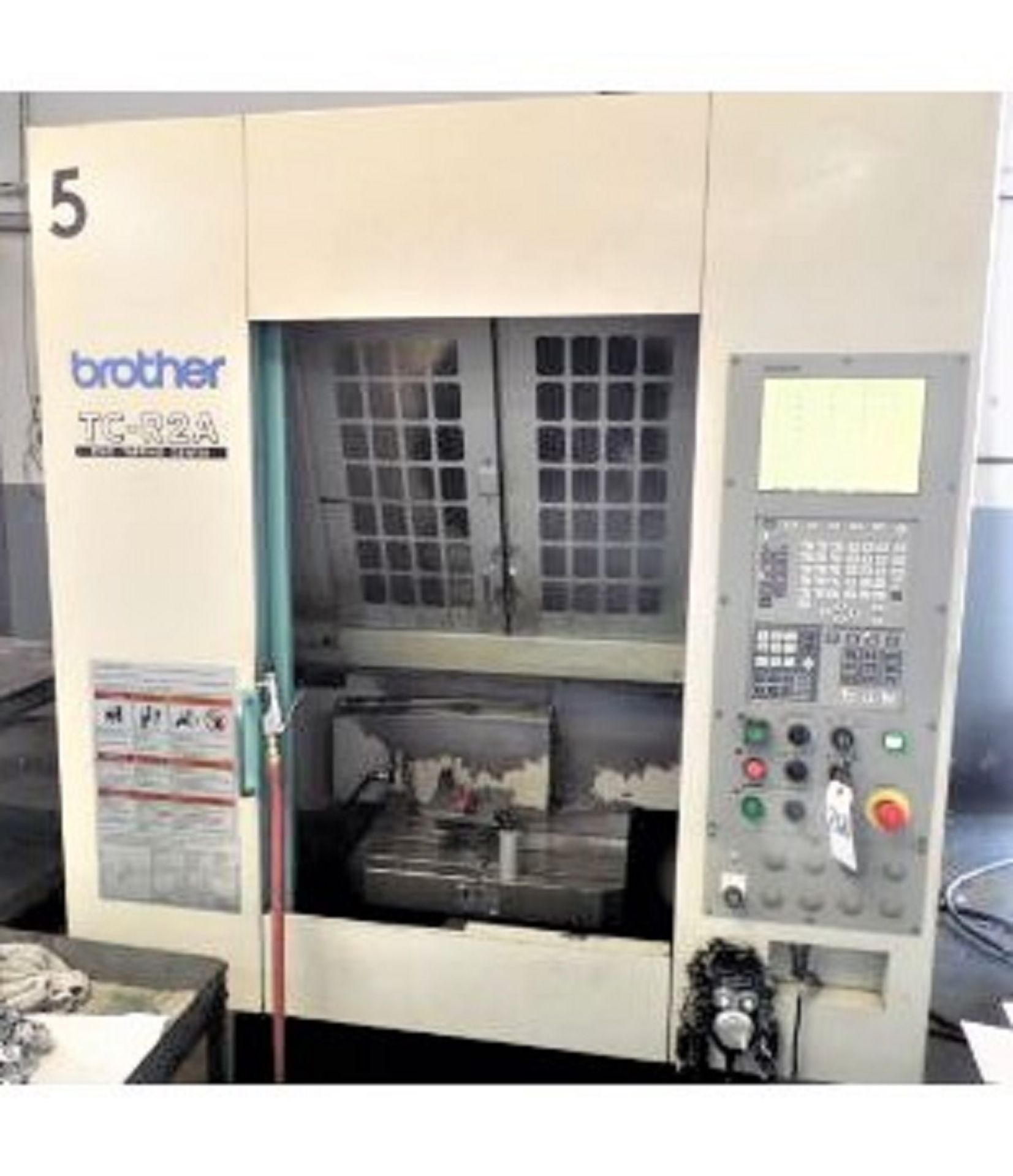 Brother TC-R2A CNC Drill/Tap Vertical Machining Center W/pallet Changer, S/N 111858, New 2006