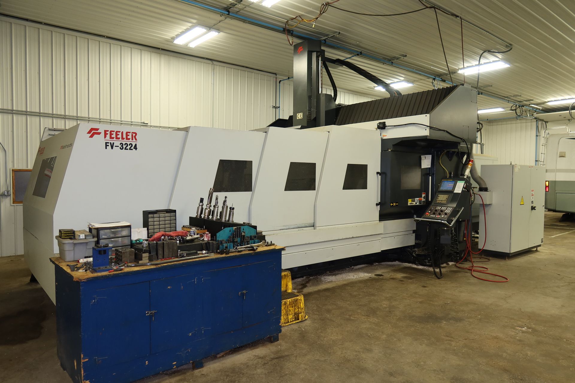 SOLD SOLD SOLD Feeler Model FV-3224 Double Column CNC Bridge Mill, New 2015 - Image 15 of 17