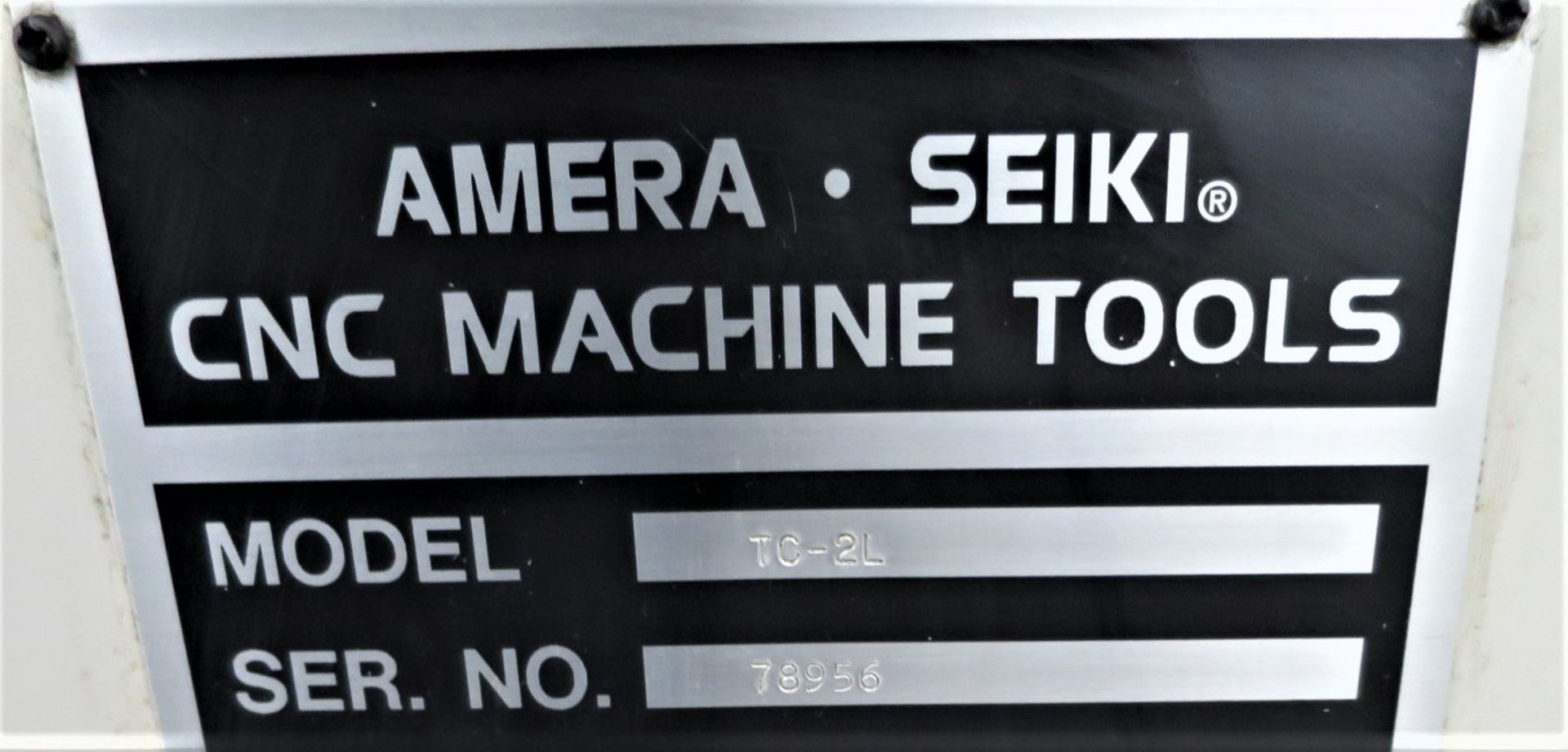 Amera Seiki TC-2L CNC Lathe, S/N 78956 - Image 7 of 7