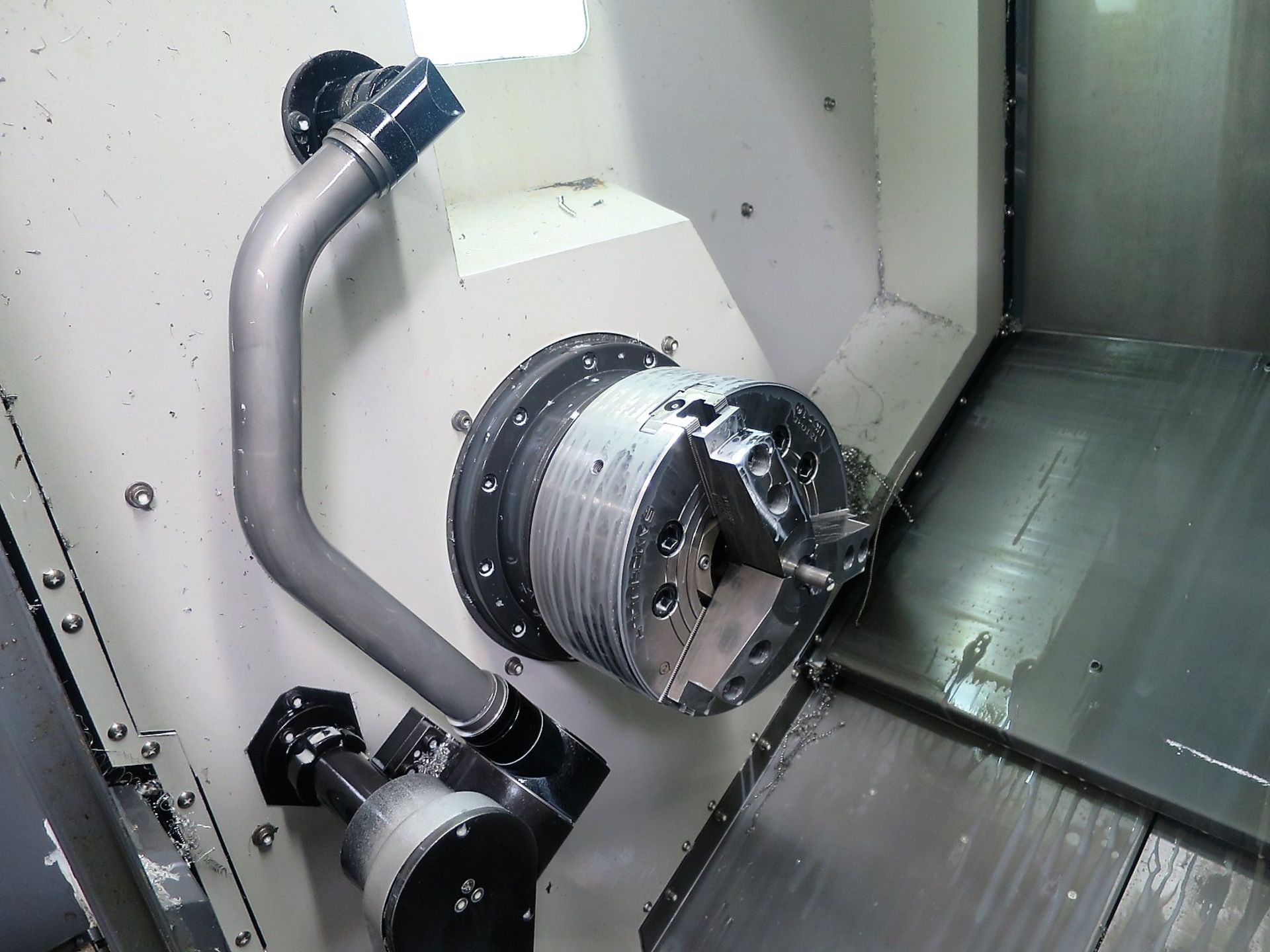 2013 SMEC Samsung SL-25BSY CNC Lathe with Live Tooling and Y-Axis, SN 13K3K0009 - Image 5 of 13