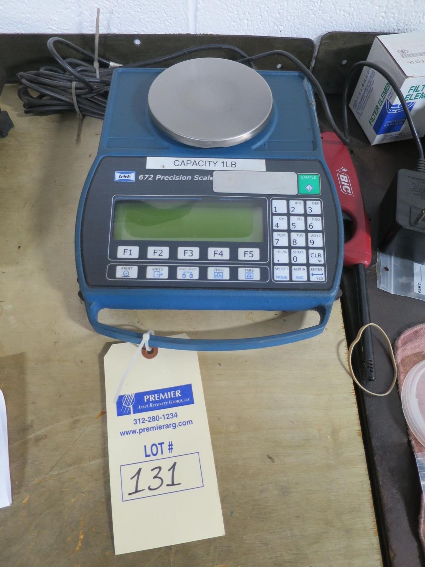 GSE 672 Precision Parts Counting Scale, SN 158902