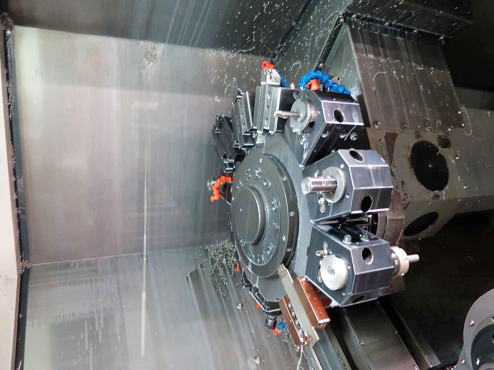 2013 SMEC Samsung SL-25BSY CNC Lathe with Live Tooling and Y-Axis, SN 13K3K0009 - Image 7 of 13