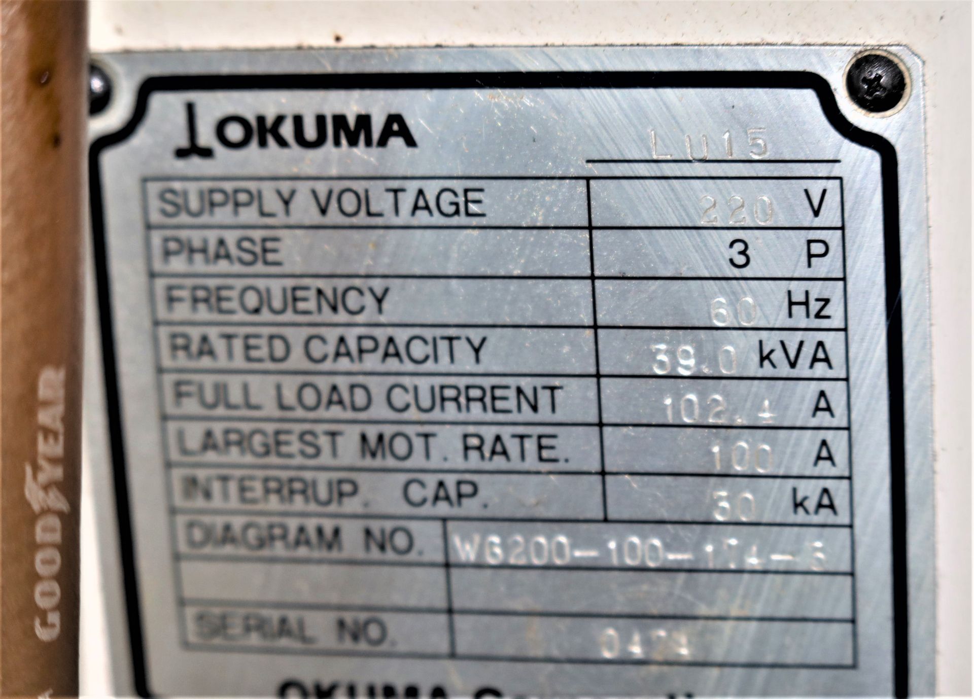 Okuma LU-15II-MW 4-Axis CNC Turning Center w/Live Tools and Sub Spindle, S/N 0474, New 1997 - Image 10 of 14