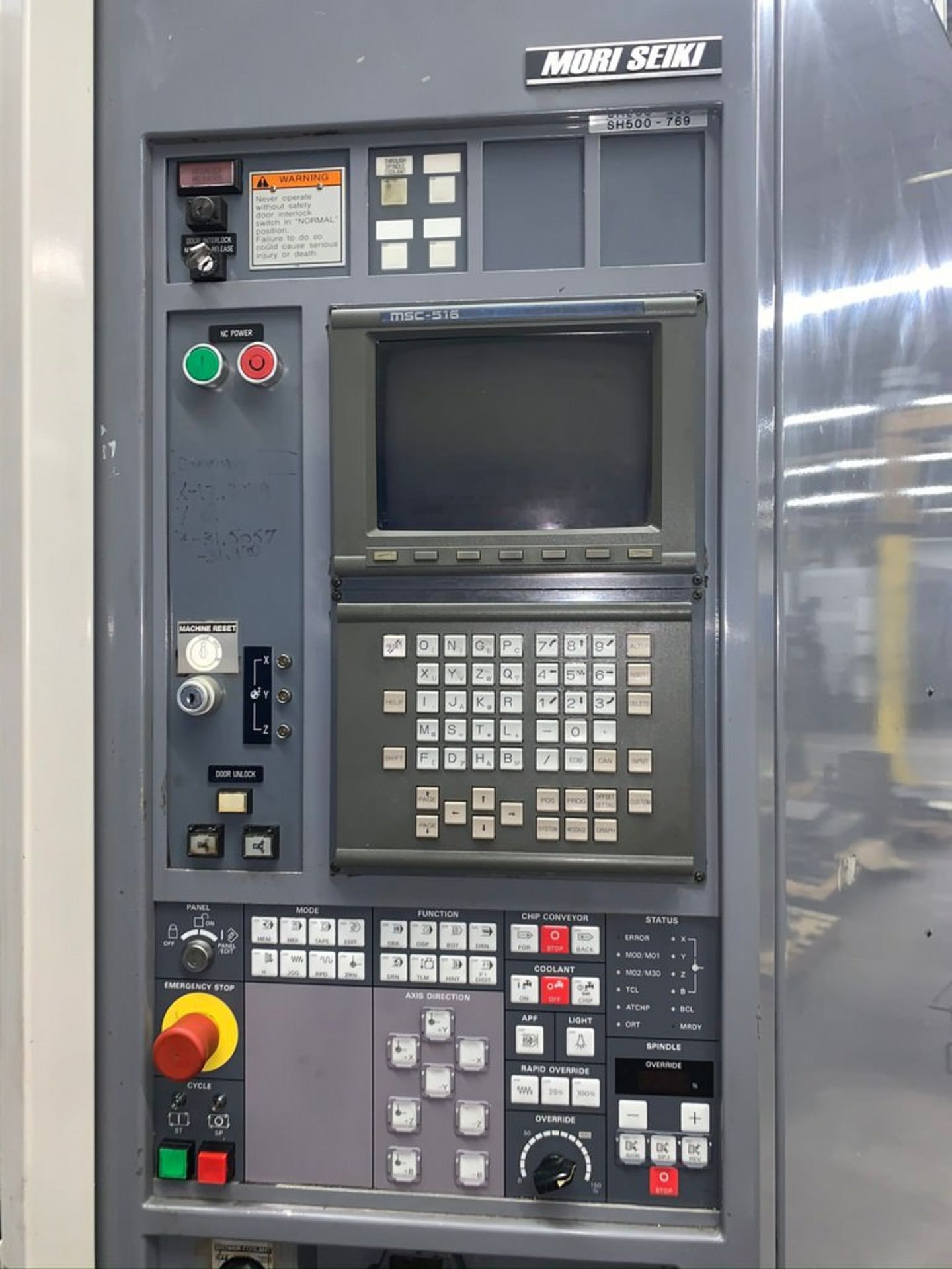 MORI SEIKI SH-500 CNC HORIZONTAL MACHINING CENTER - Image 2 of 10