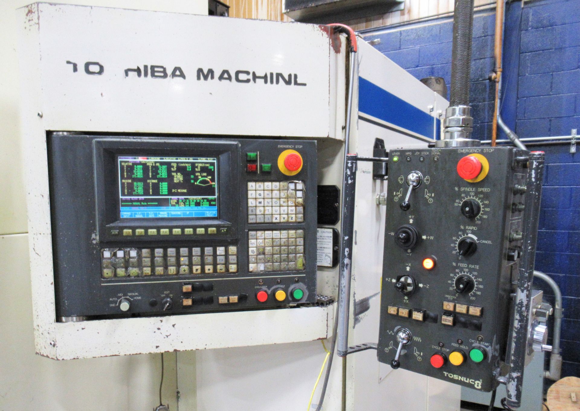 Toshiba BTD-13F.R22 CNC Table Type Horizontal Boring Mill - Image 9 of 19