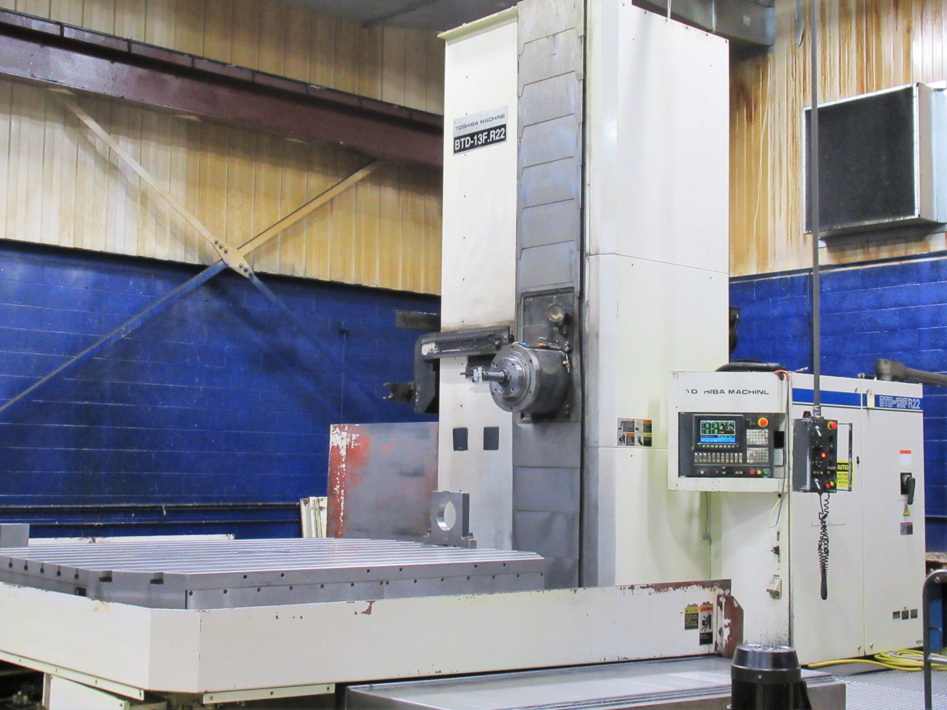 Toshiba BTD-13F.R22 CNC Table Type Horizontal Boring Mill - Image 6 of 19