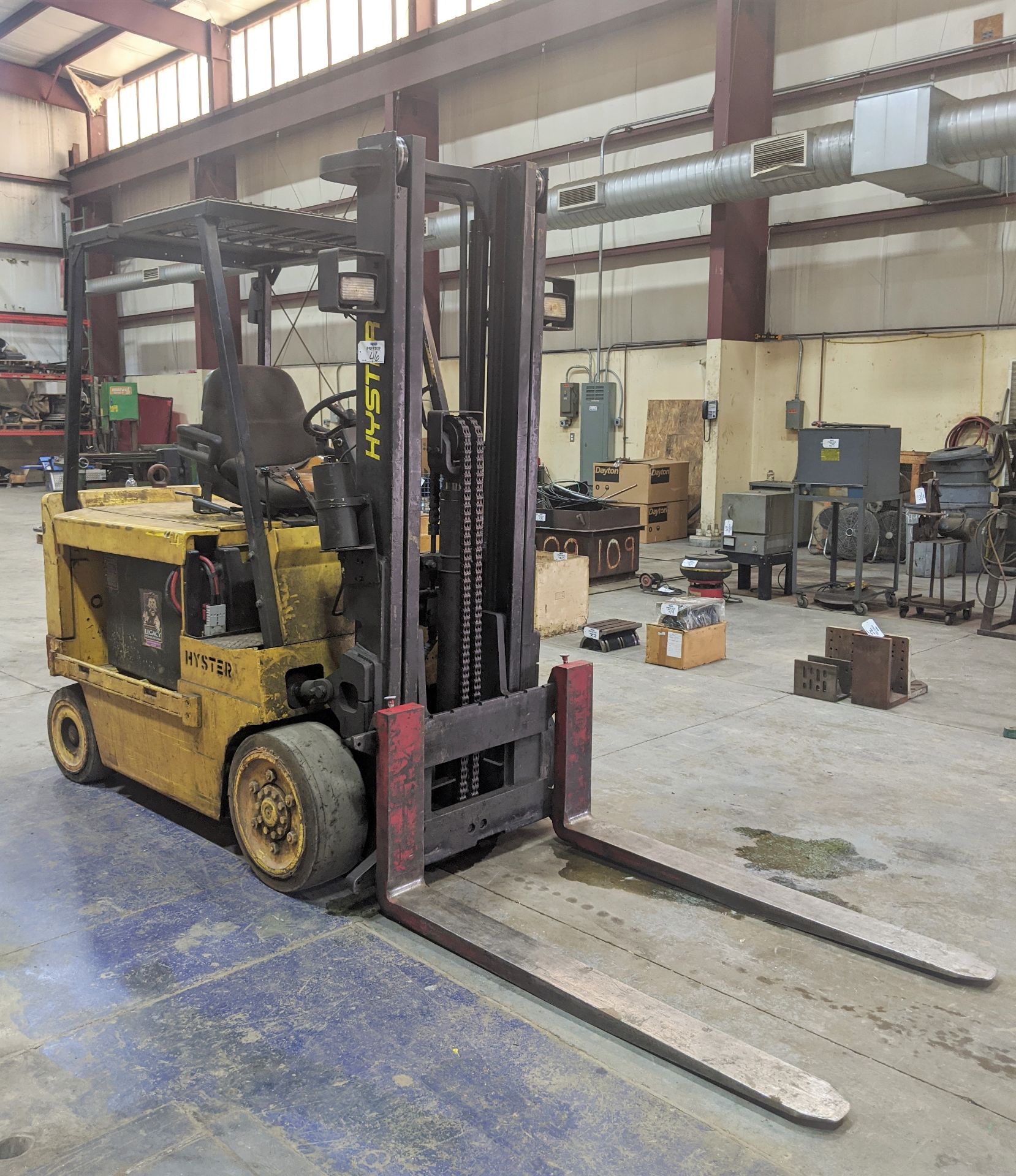 Hyster Model E80XL 48V Electric Forklift