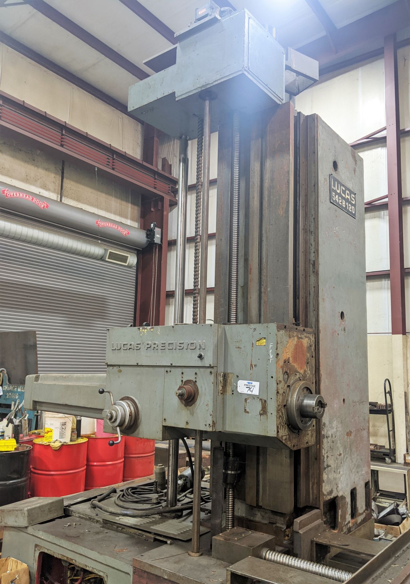 Lucas Precision Model 542B-120 Horizontal Boring Mill - Image 4 of 7