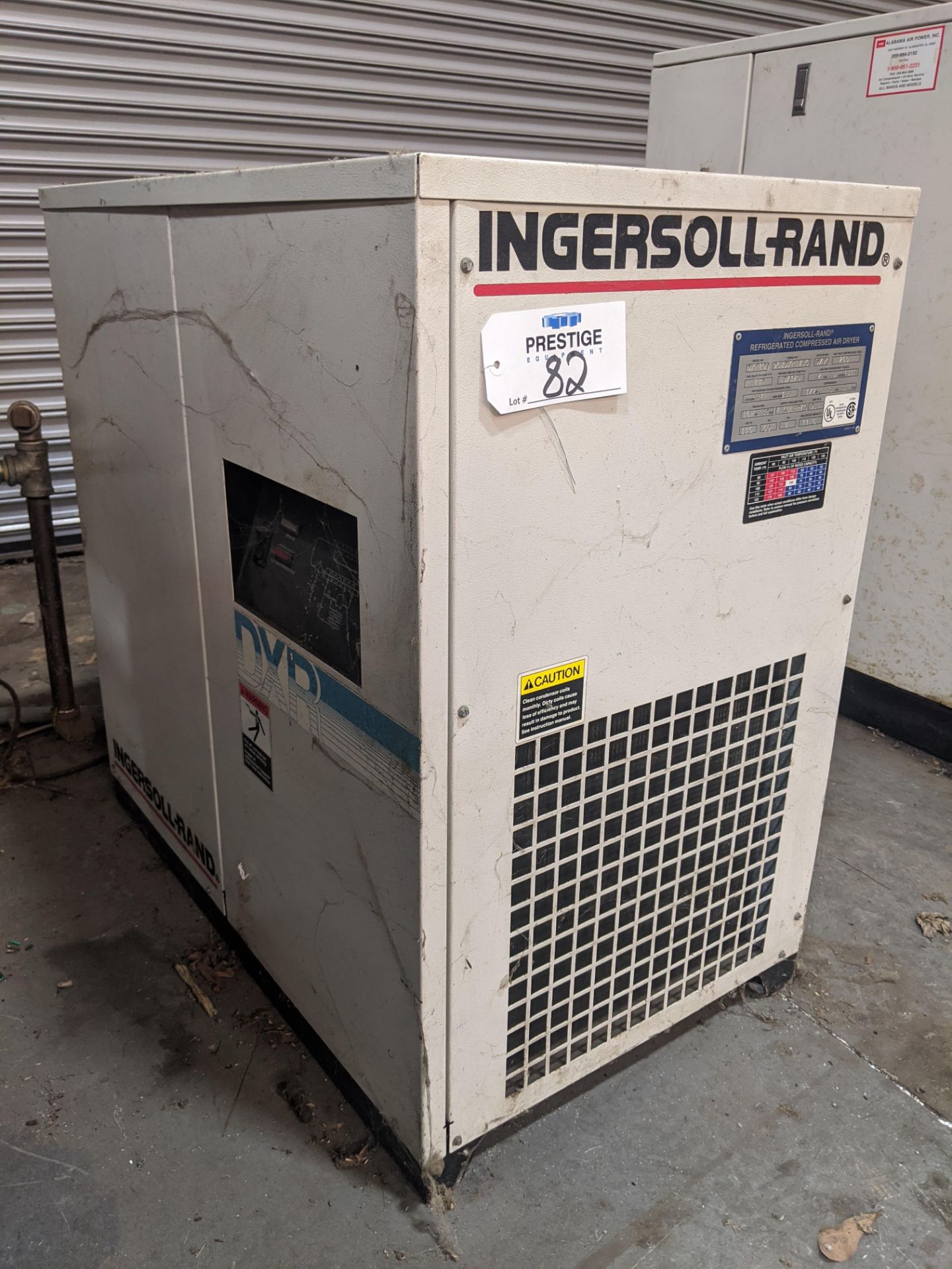 1996 Ingersoll-Rand Model DXR100 Refrigerated Air Dryer