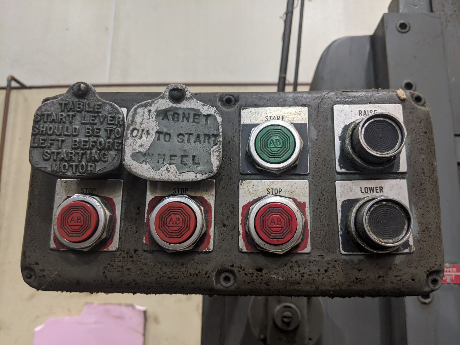 Gallmeyer & Livingston Co. Model No. 65 Horizontal Surface Grinder - Image 6 of 7