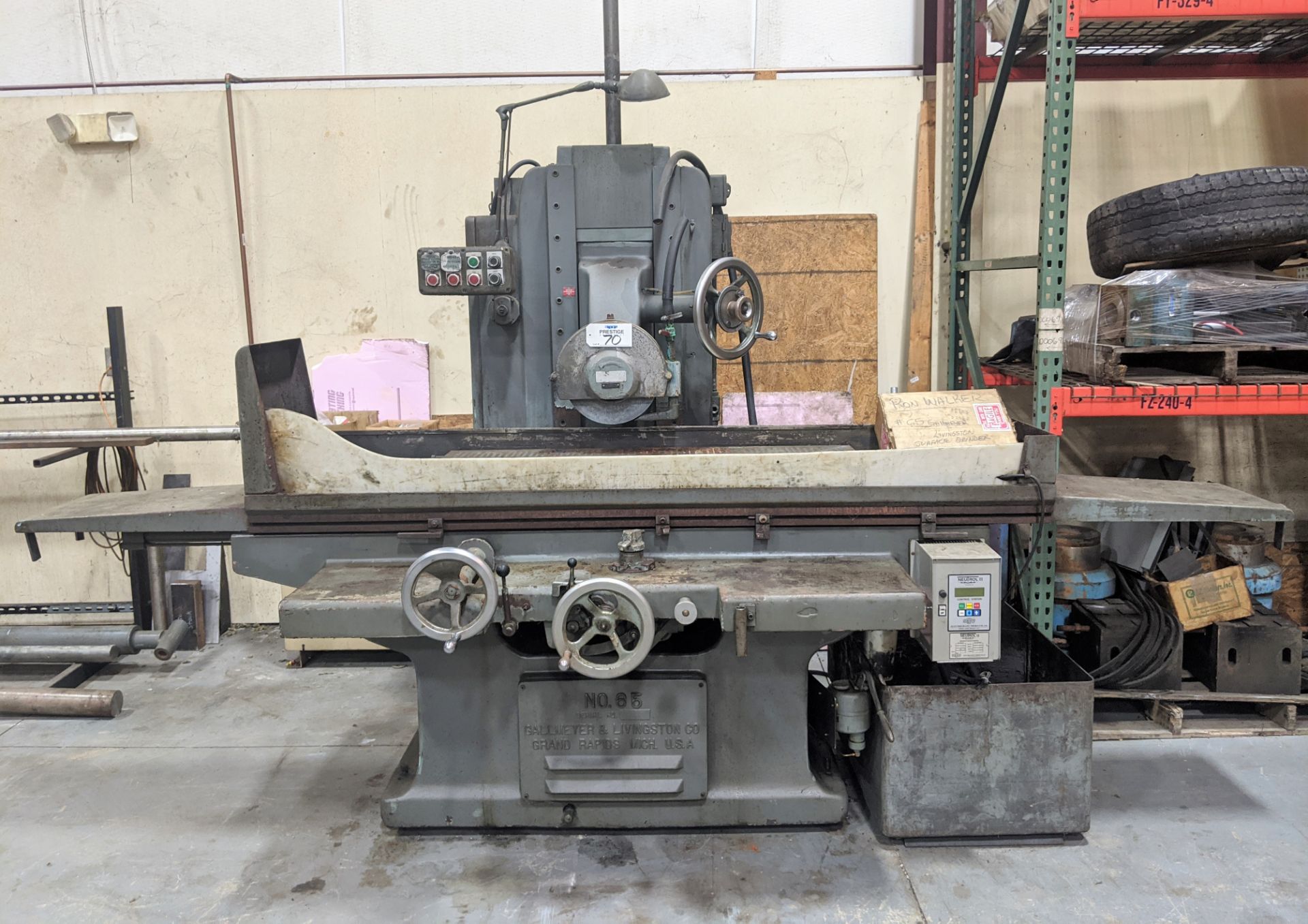 Gallmeyer & Livingston Co. Model No. 65 Horizontal Surface Grinder