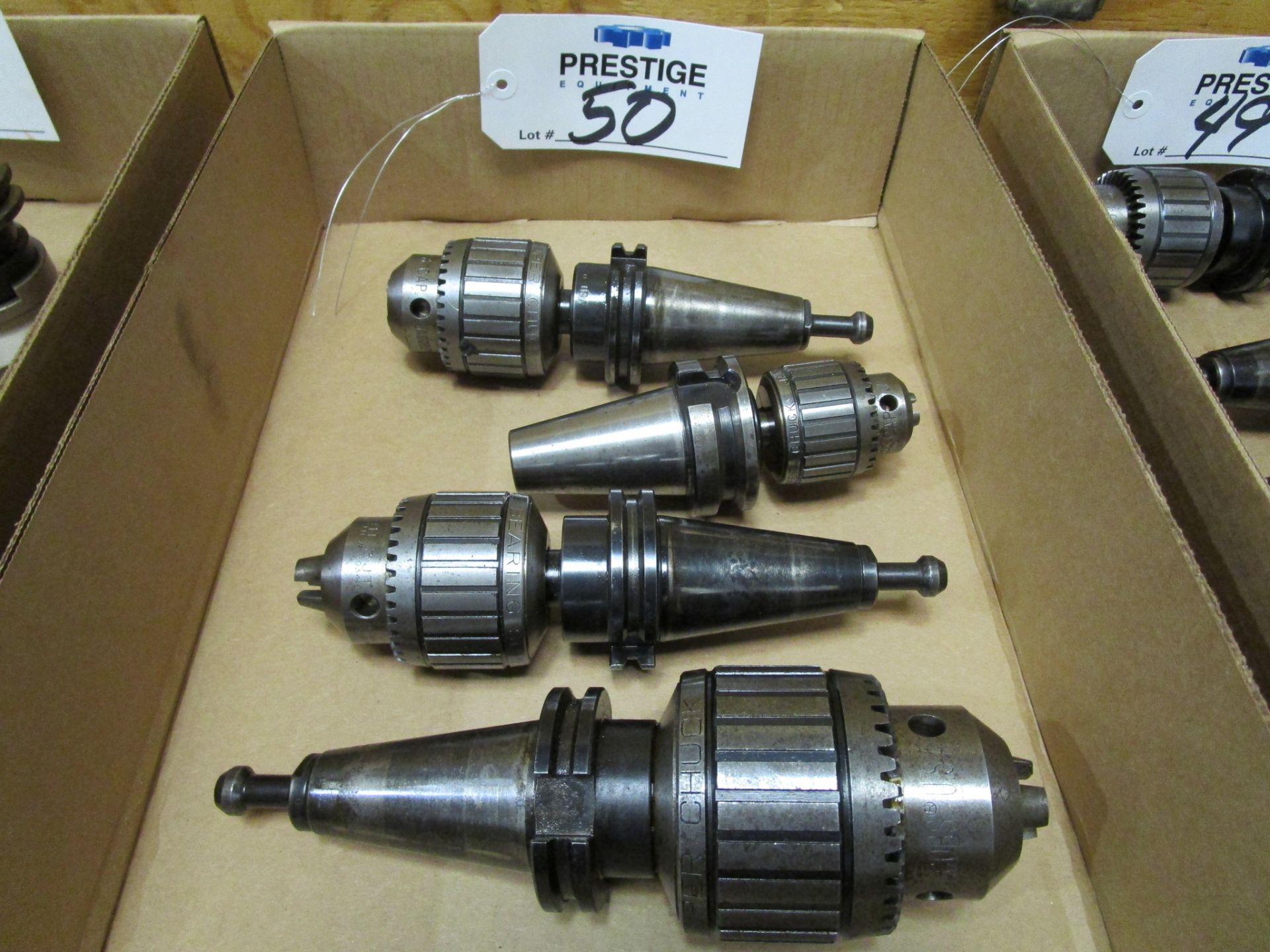 (4) Cat 40 Taper Tool Holders