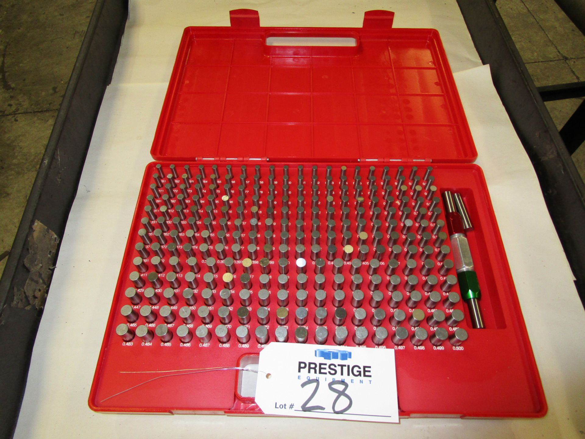 MSC Dowel Pin Gage Set w/ Case