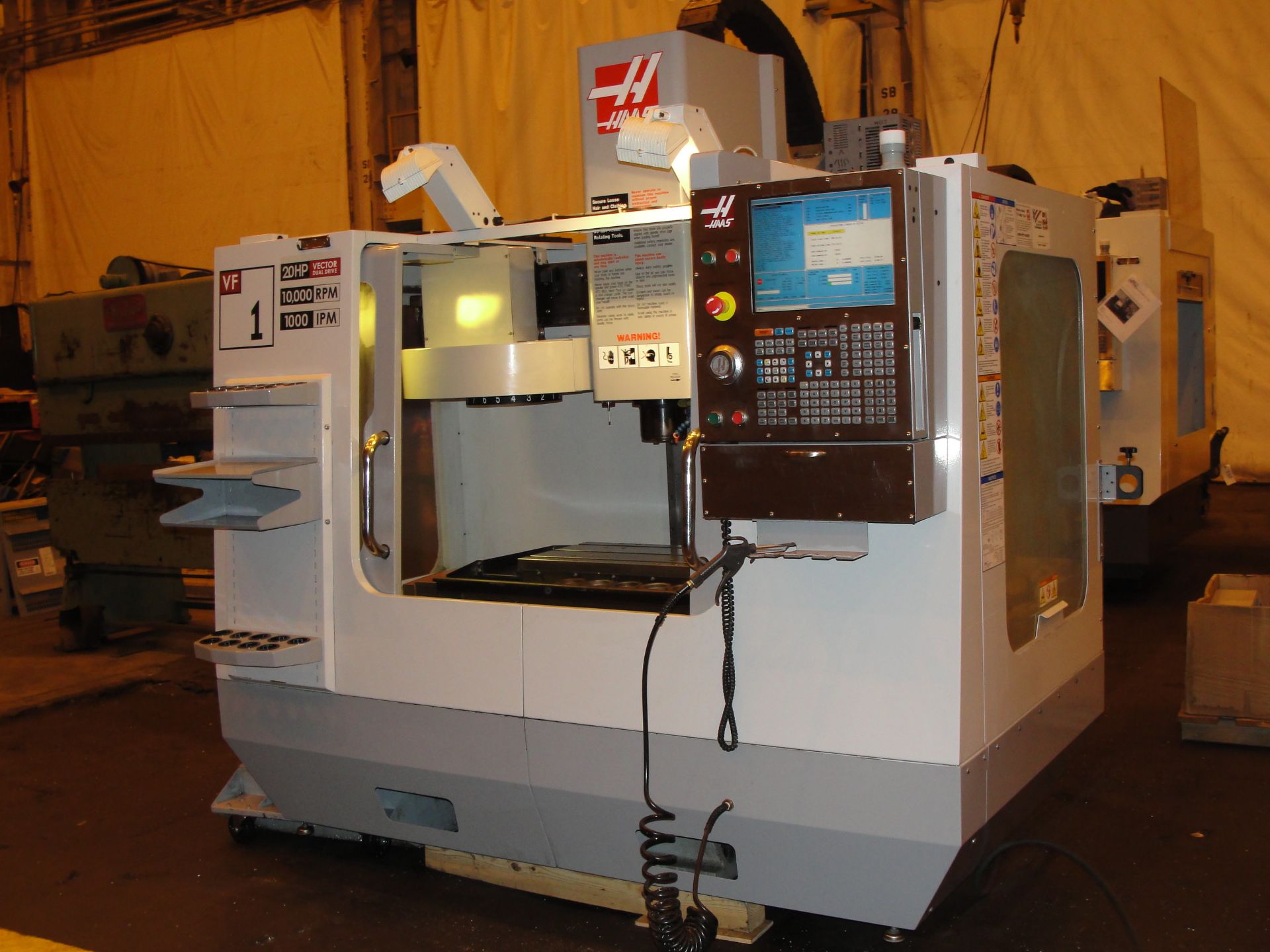 HAAS VF-1D 5-Axis High Speed CNC Vertical Machining Center With TR110 Trunnion Table - Image 3 of 13