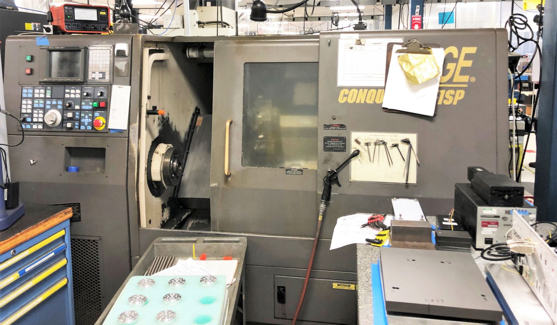 HARDINGE Conquest T51-SP Super Precision CNC Turning Center With Live Milling