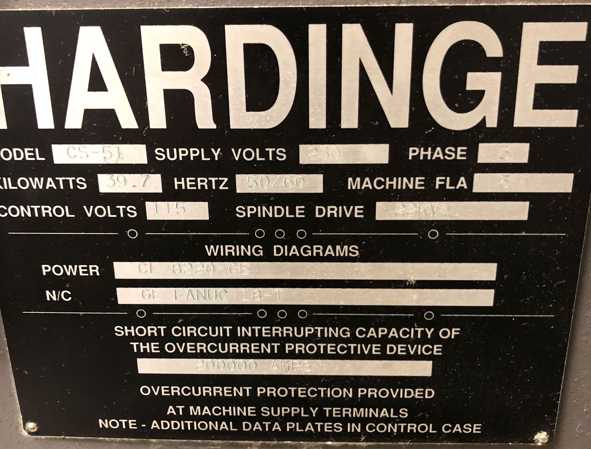 HARDINGE Conquest T51-SP Super Precision CNC Turning Center With Live Milling - Image 10 of 14