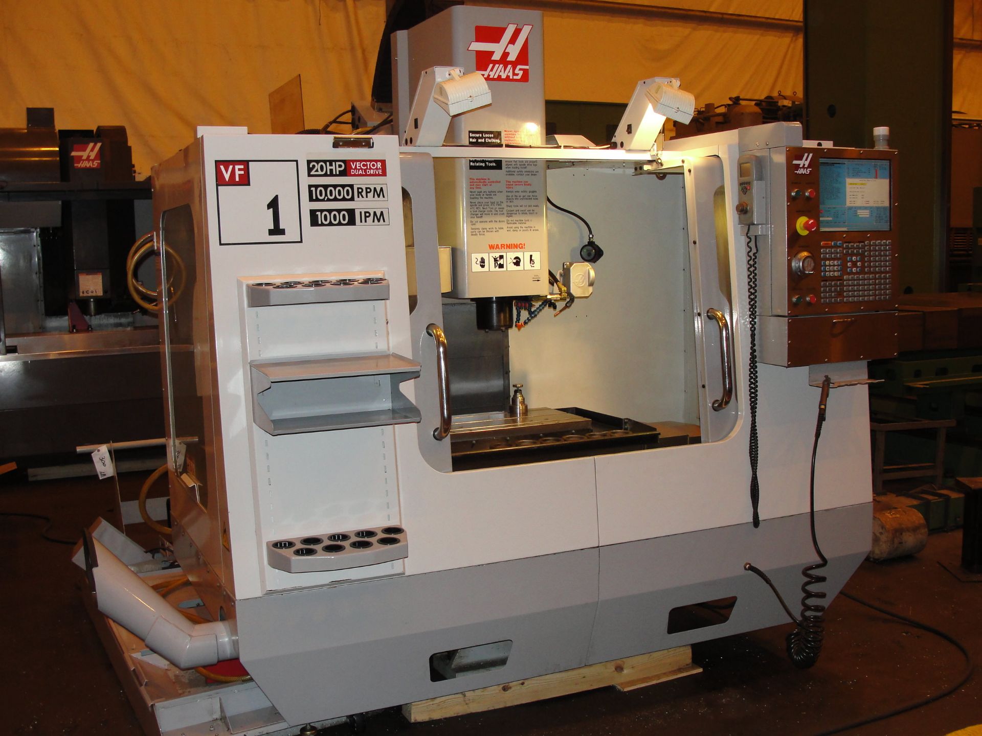 HAAS VF-1D 5-Axis High Speed CNC Vertical Machining Center With TR110 Trunnion Table - Image 2 of 13
