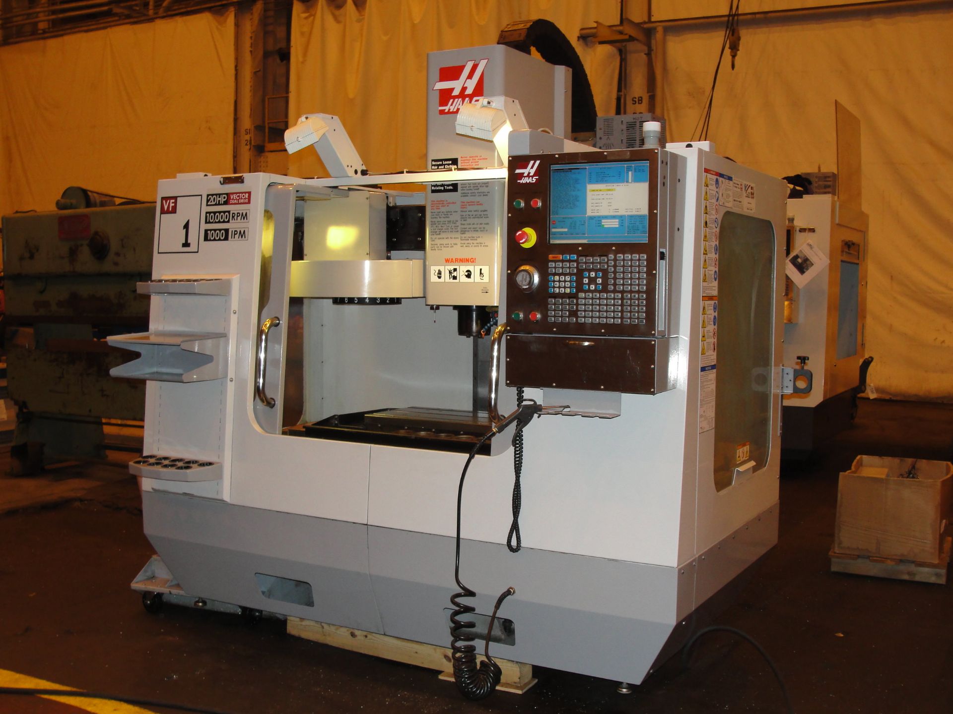 HAAS VF-1D 5-Axis High Speed CNC Vertical Machining Center With TR110 Trunnion Table