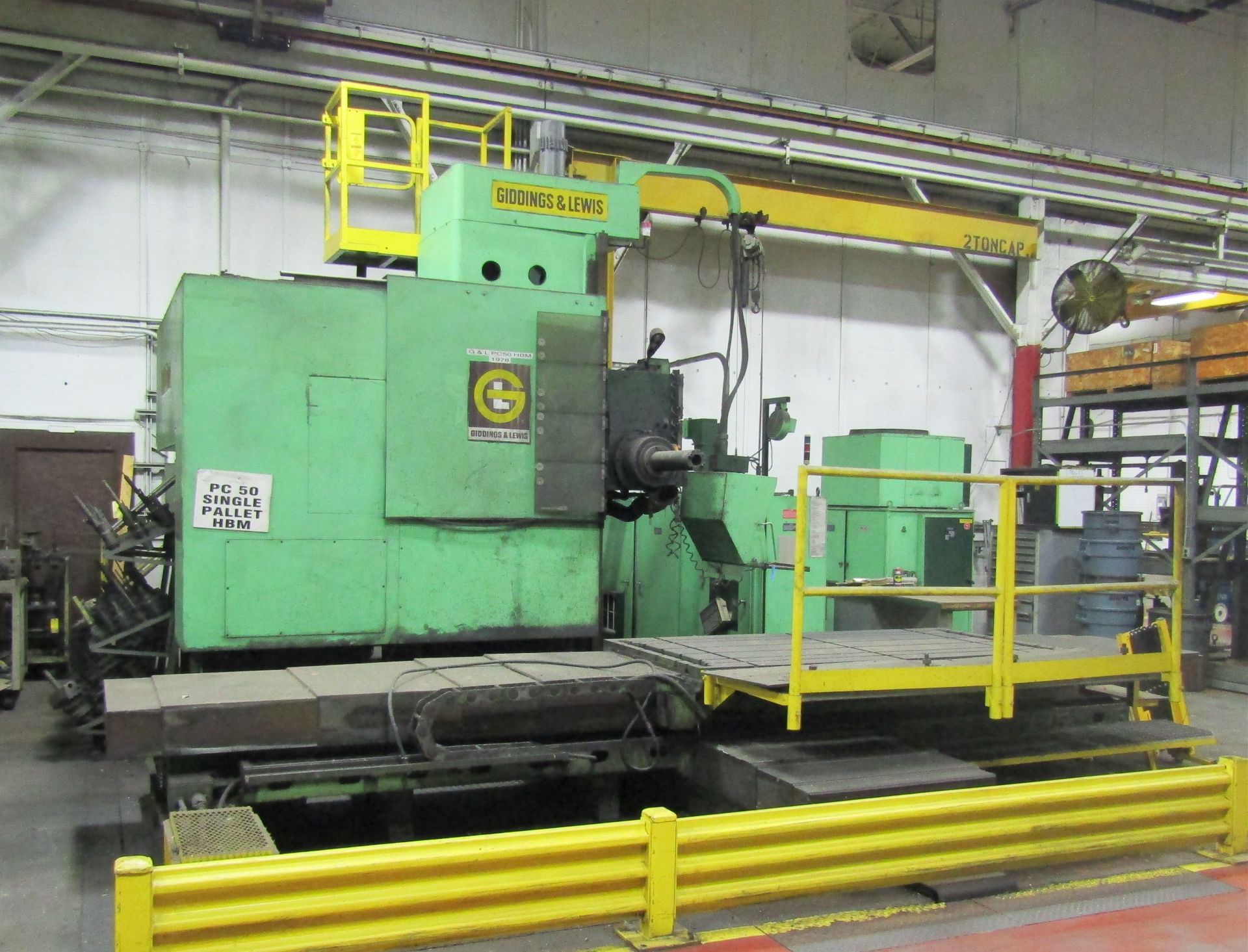 Giddings & Lewis PC-50 Horizontal Boring Mill