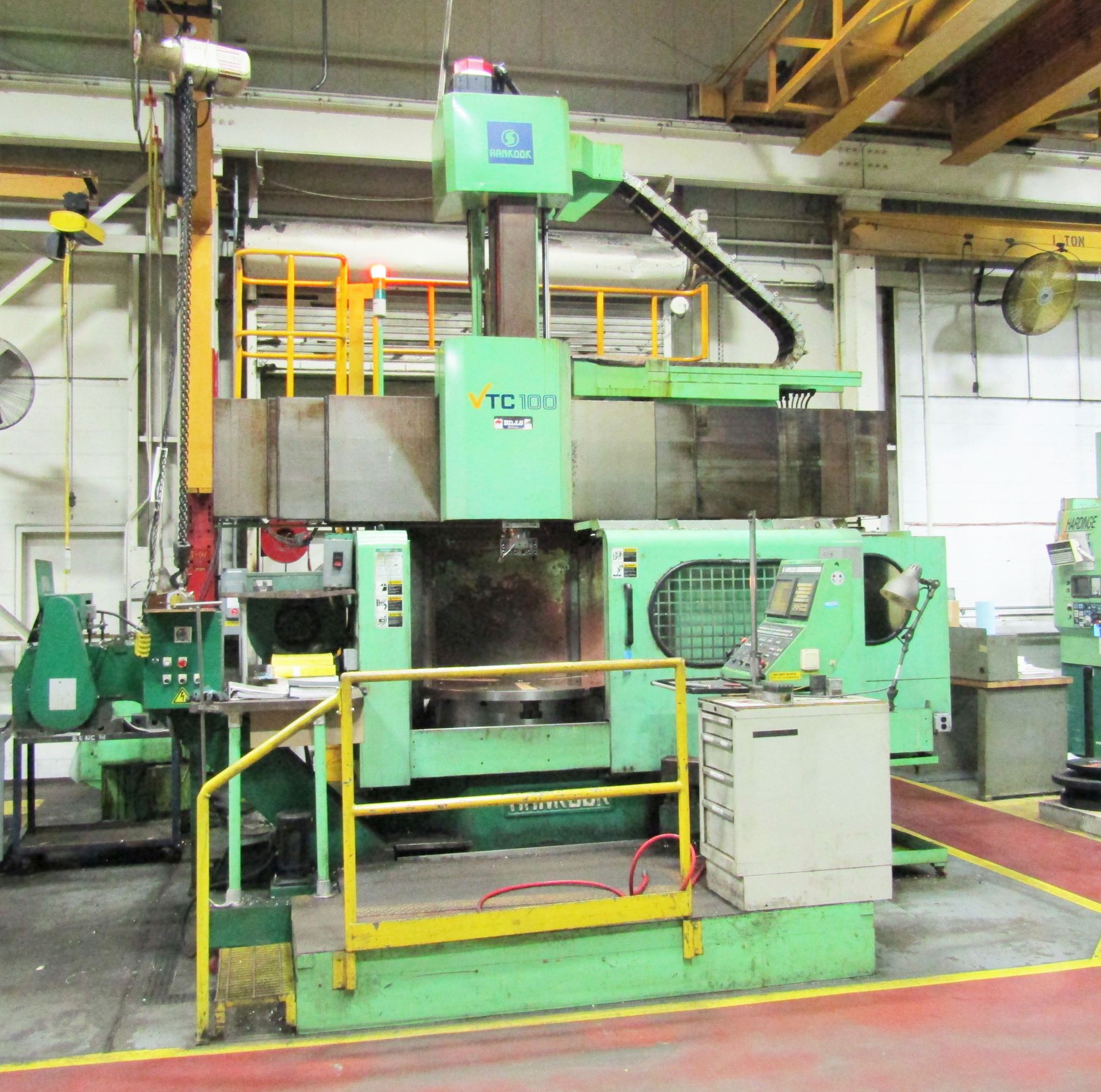 2007 Hankook VTC-100 Vertical Boring Mill