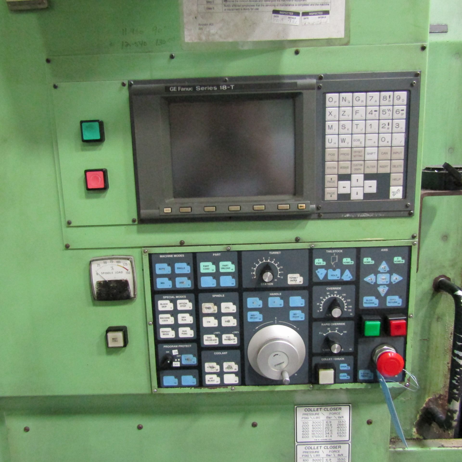 2000 Hardinge VT-200 Vertical Turret Lathe - Image 6 of 14