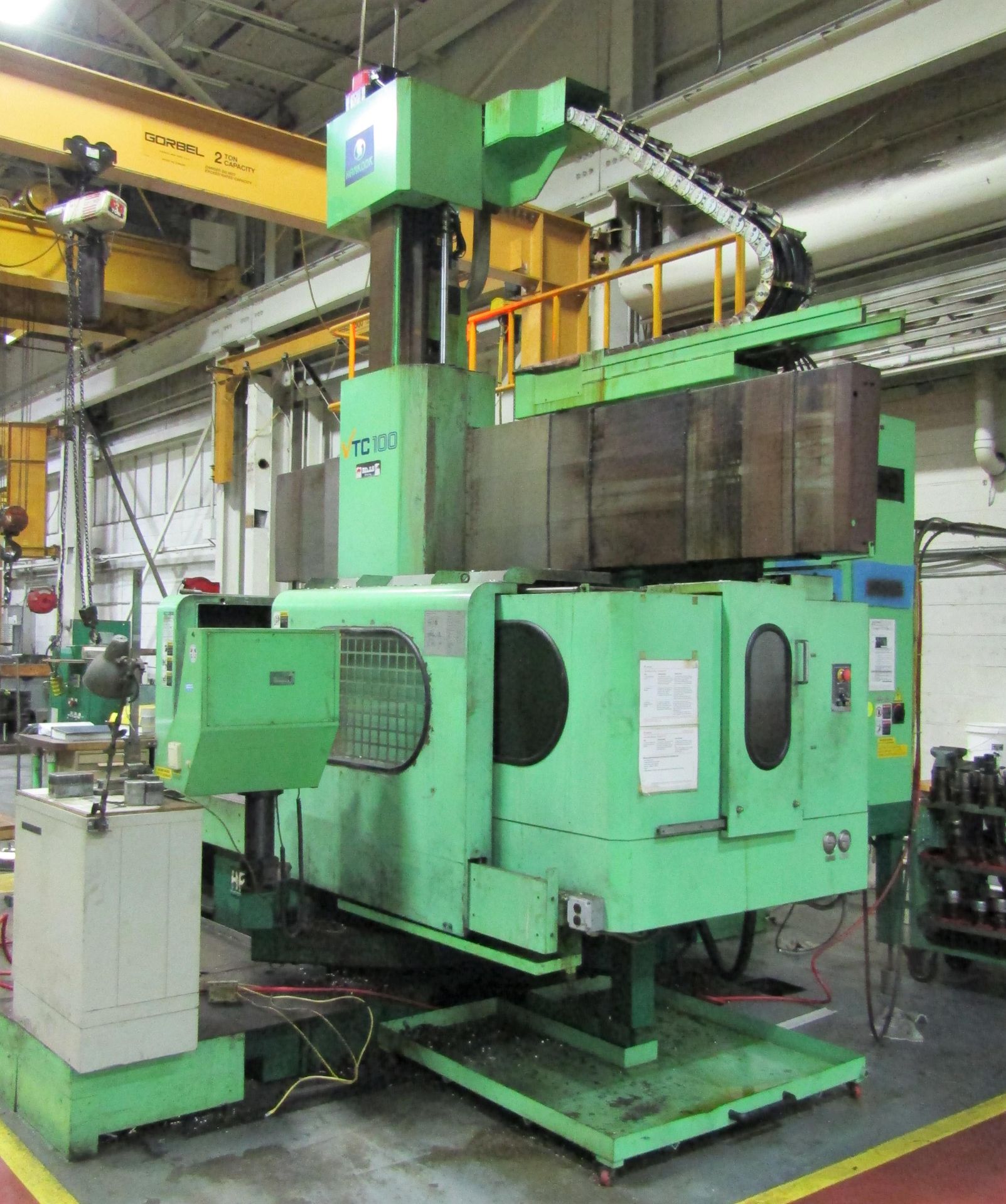 2007 Hankook VTC-100 Vertical Boring Mill - Image 9 of 9