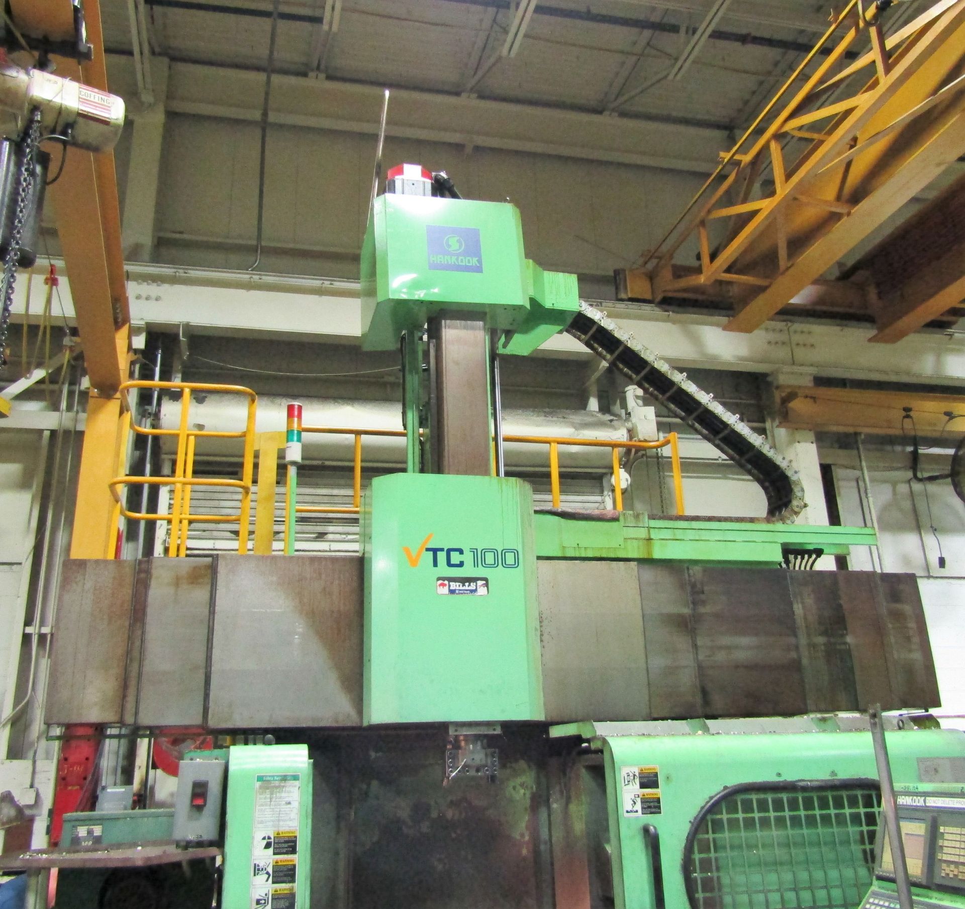 2007 Hankook VTC-100 Vertical Boring Mill - Image 4 of 9