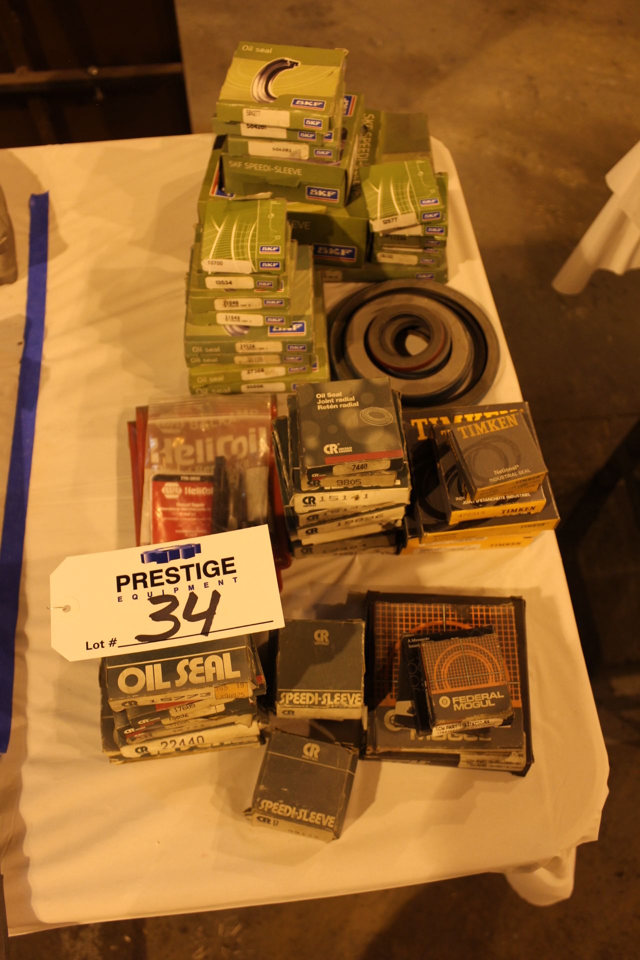 Lot of Oil Seals/Speed Sleeves, 2 Helicoil Sets