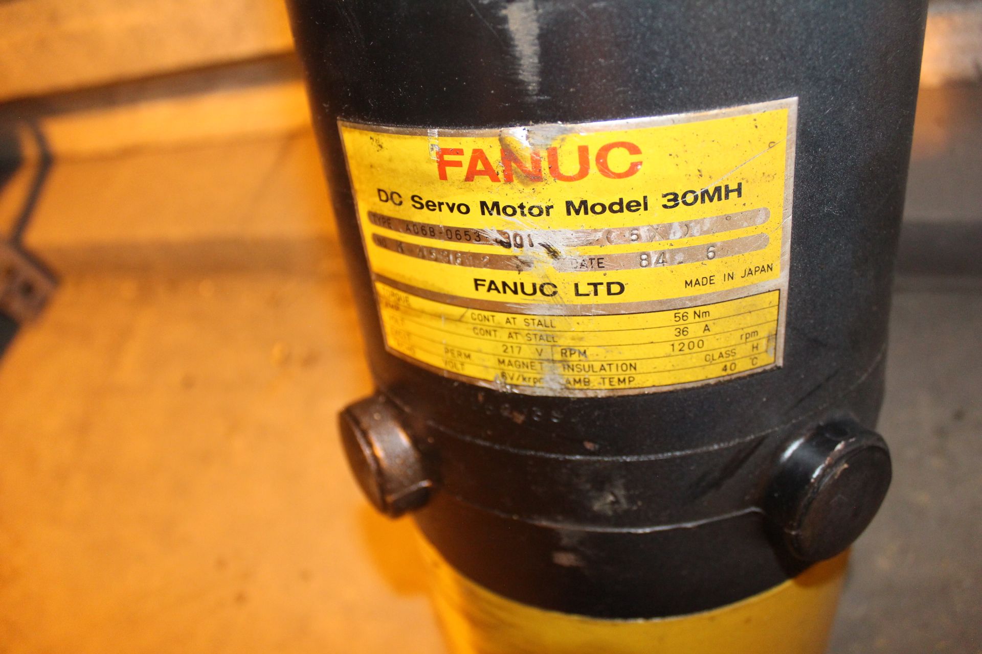 Lot of (2) Fanuc DC Servo Motors - Image 3 of 3