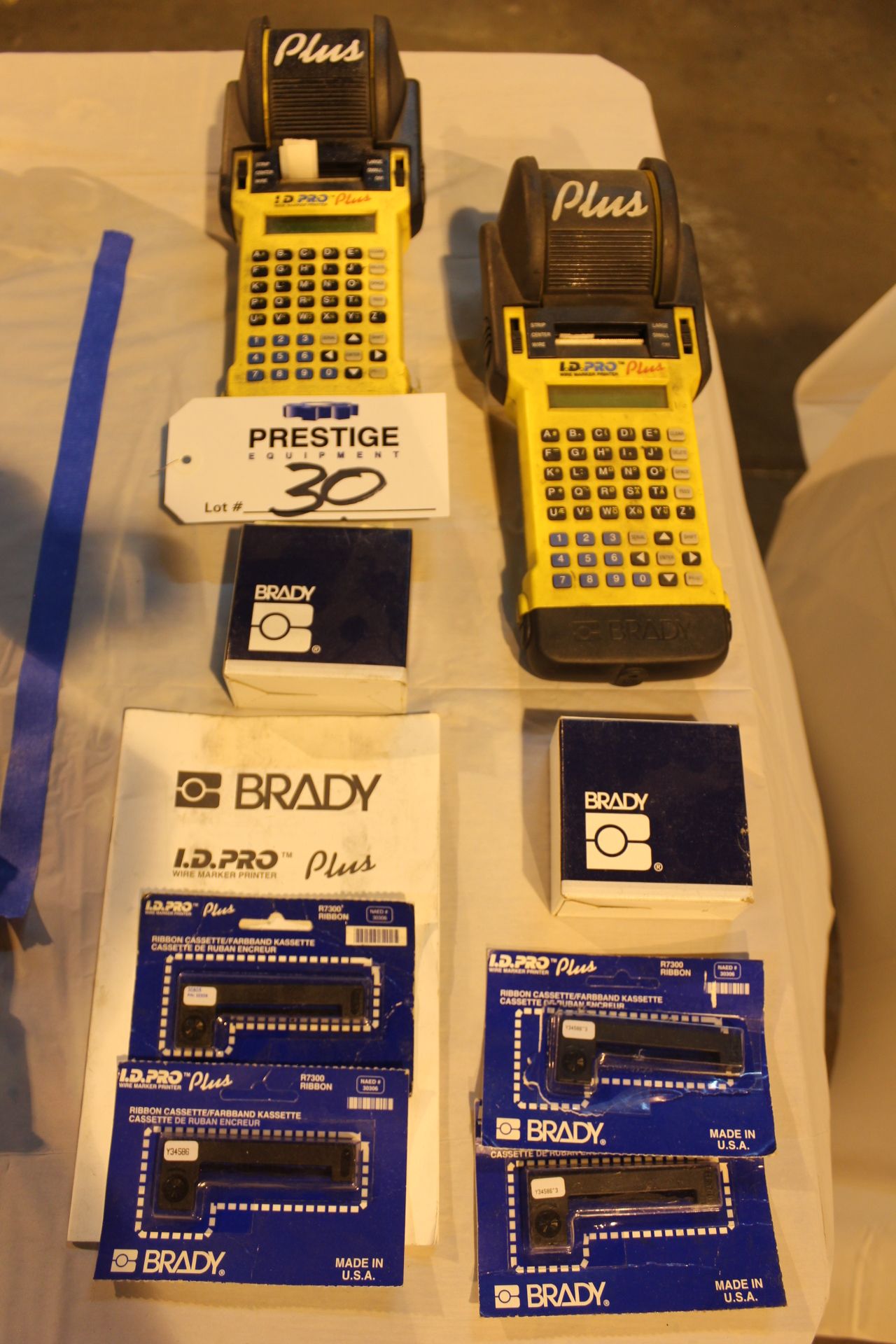 Lot of (2) Brady ID Expert Labelmakers