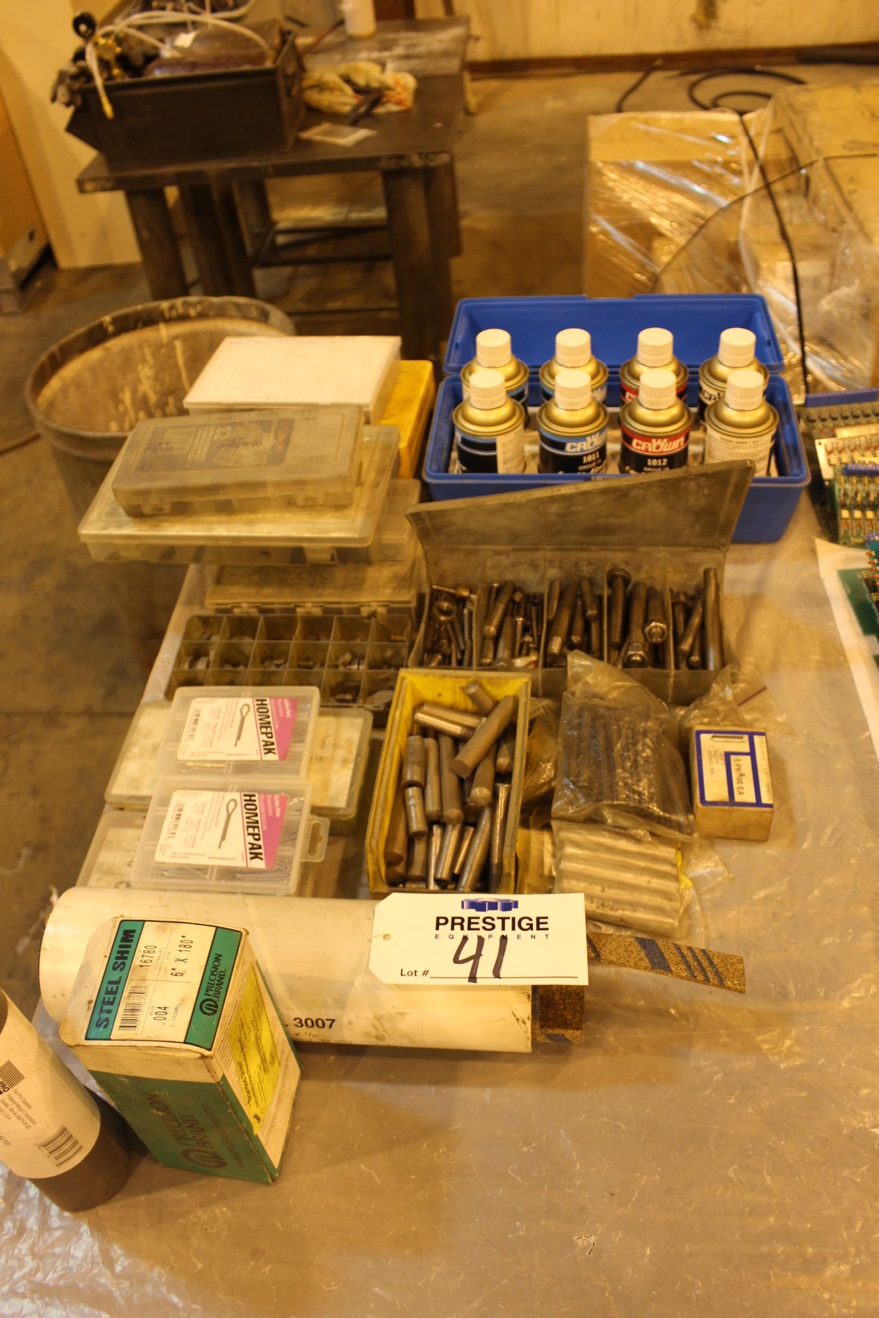 Lot of Misc. Hardware & Dye Penetrant Kit