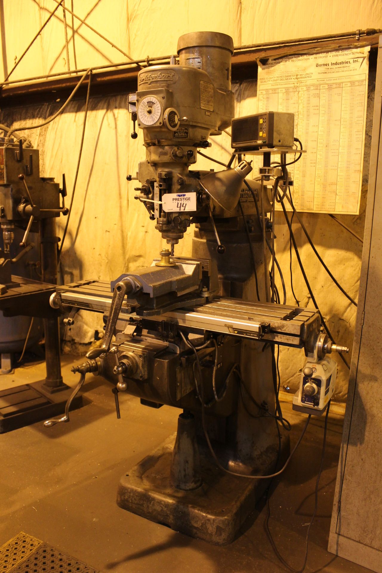 Bridgeport Vertical Milling Machine - Image 2 of 4