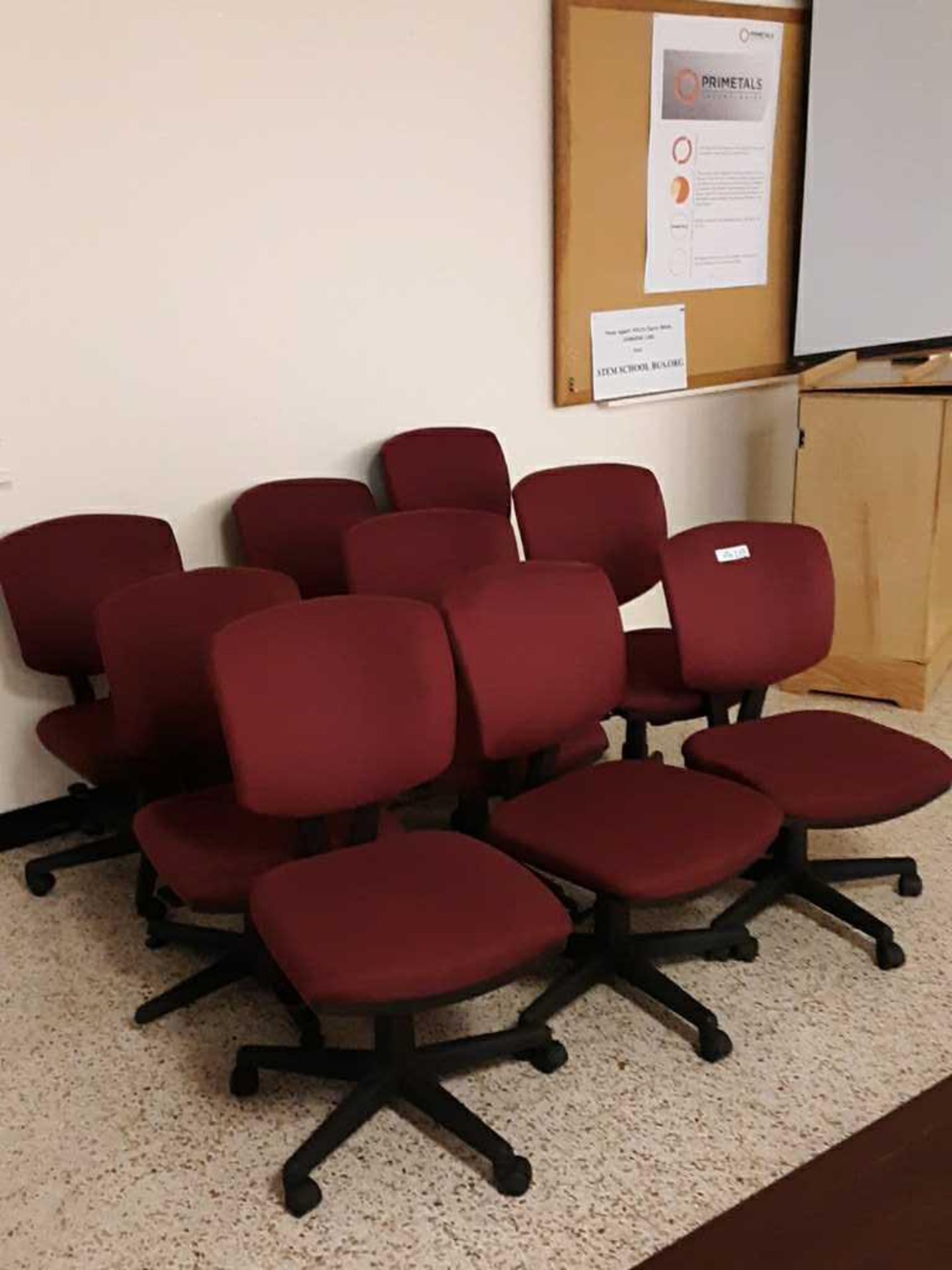 (6) Castered Swivel Based Office Chairs