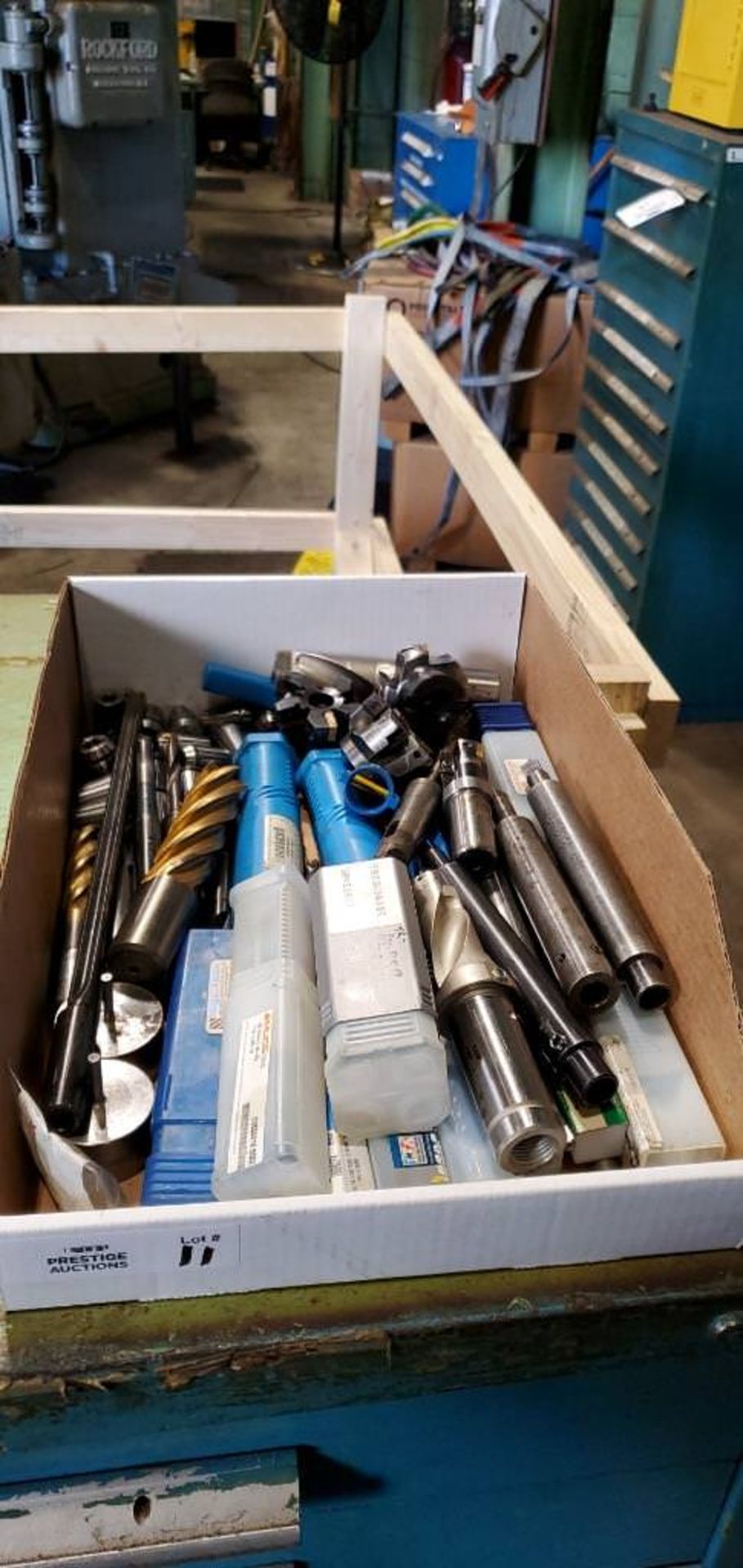 Lot Box of Various Sized Cutting Tools - Image 2 of 2