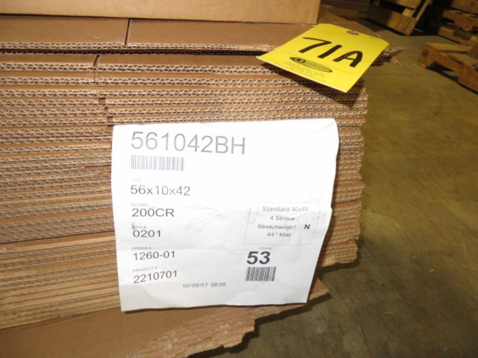 (35+) 56 X10 X 42 & ASST K/D NARROW CORRUGATED BOXES - Image 2 of 3