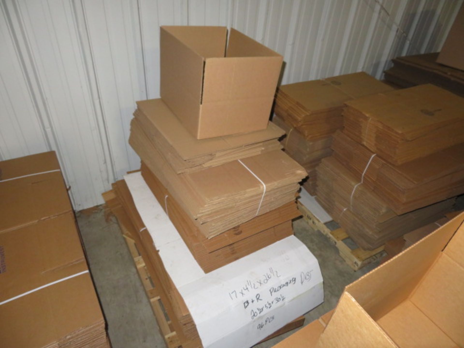 (3) SKIDS ASST K/D CORRUGATED BOXES - Image 2 of 4