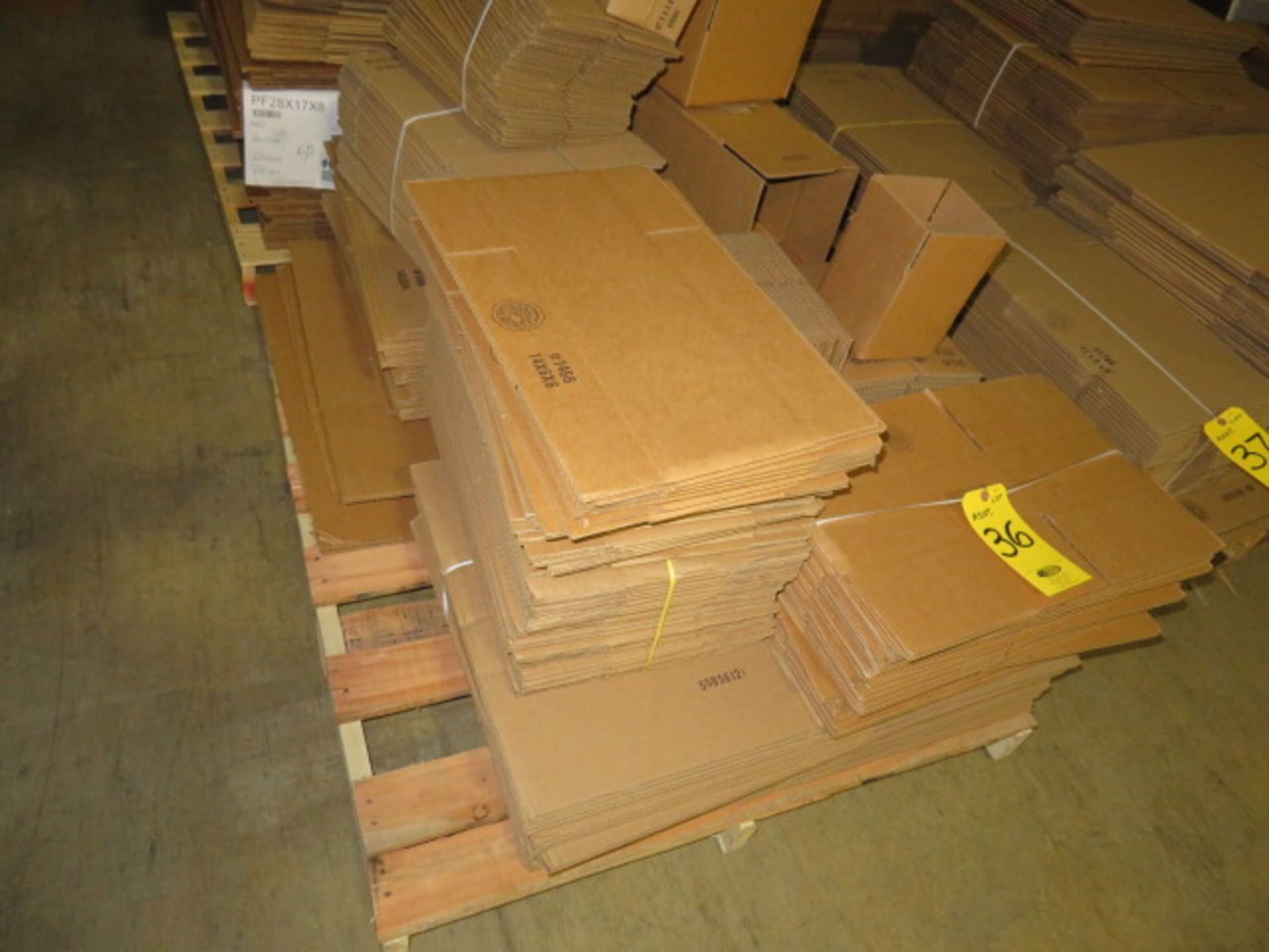 (3) SKIDS ASST K/D CORRUGATED BOXES - Image 4 of 4