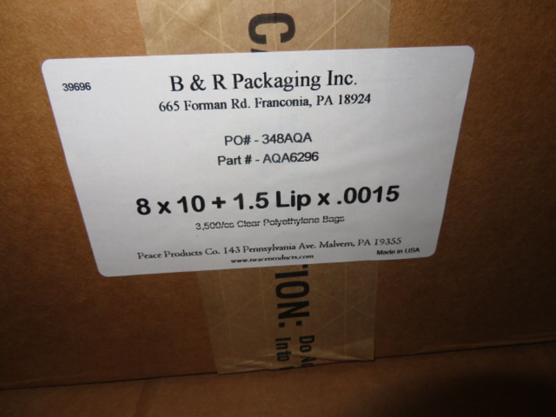 (16) BOXES 8 X 10 + 1.5 LIP POLYURETHANE BAGS - Image 2 of 2