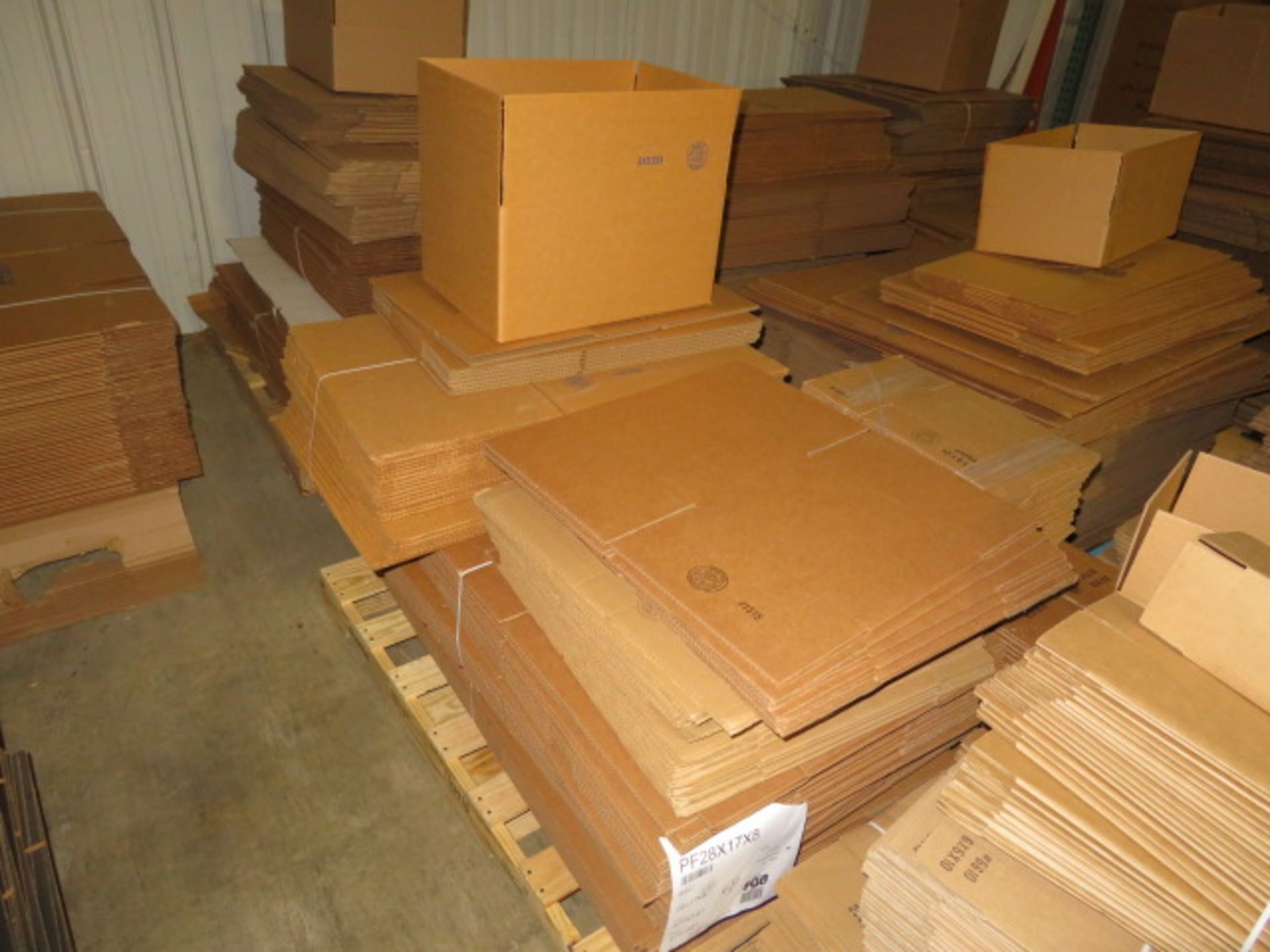 (3) SKIDS ASST K/D CORRUGATED BOXES - Image 3 of 4