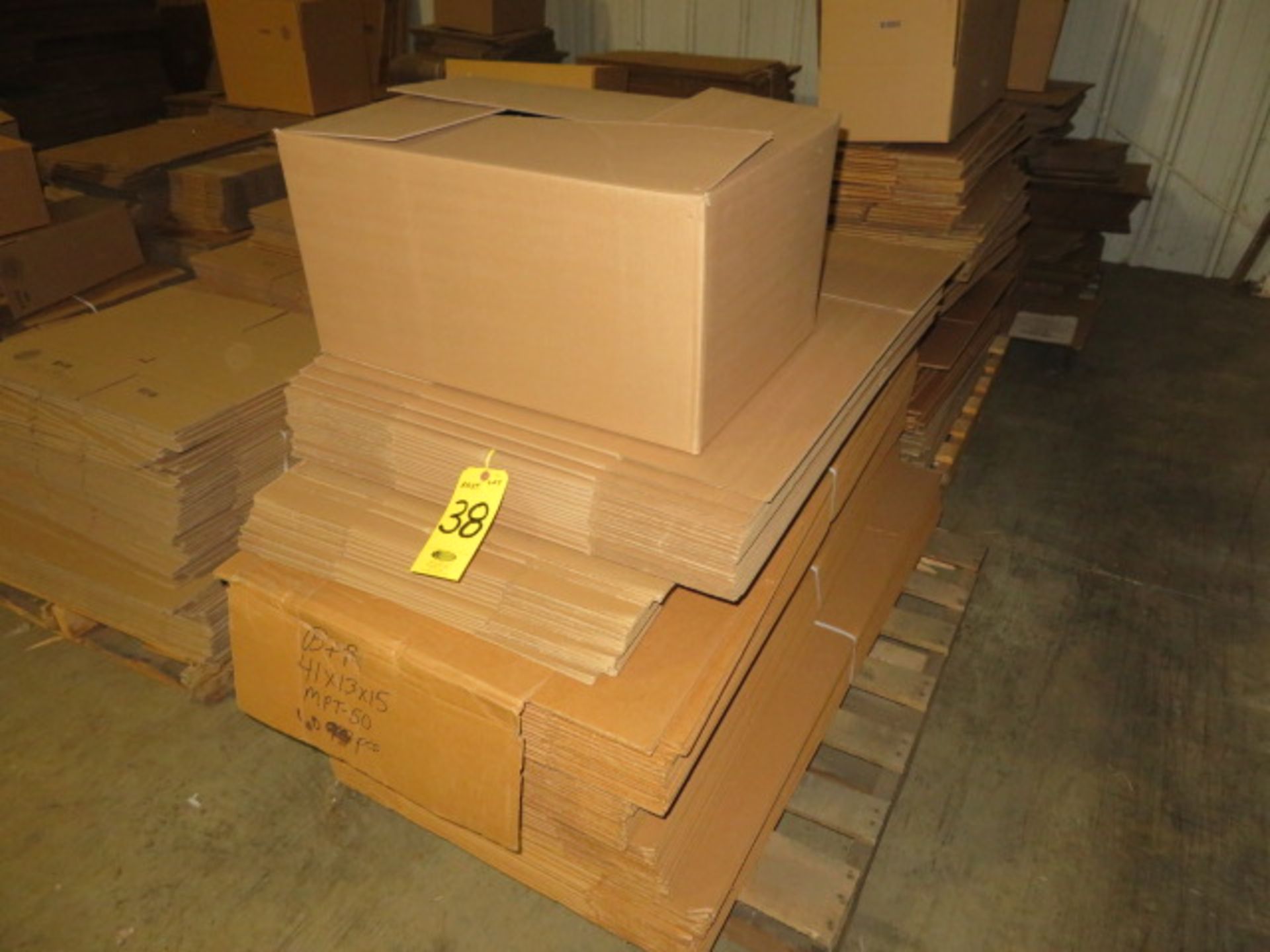 (3) SKIDS ASST K/D CORRUGATED BOXES - Image 4 of 4