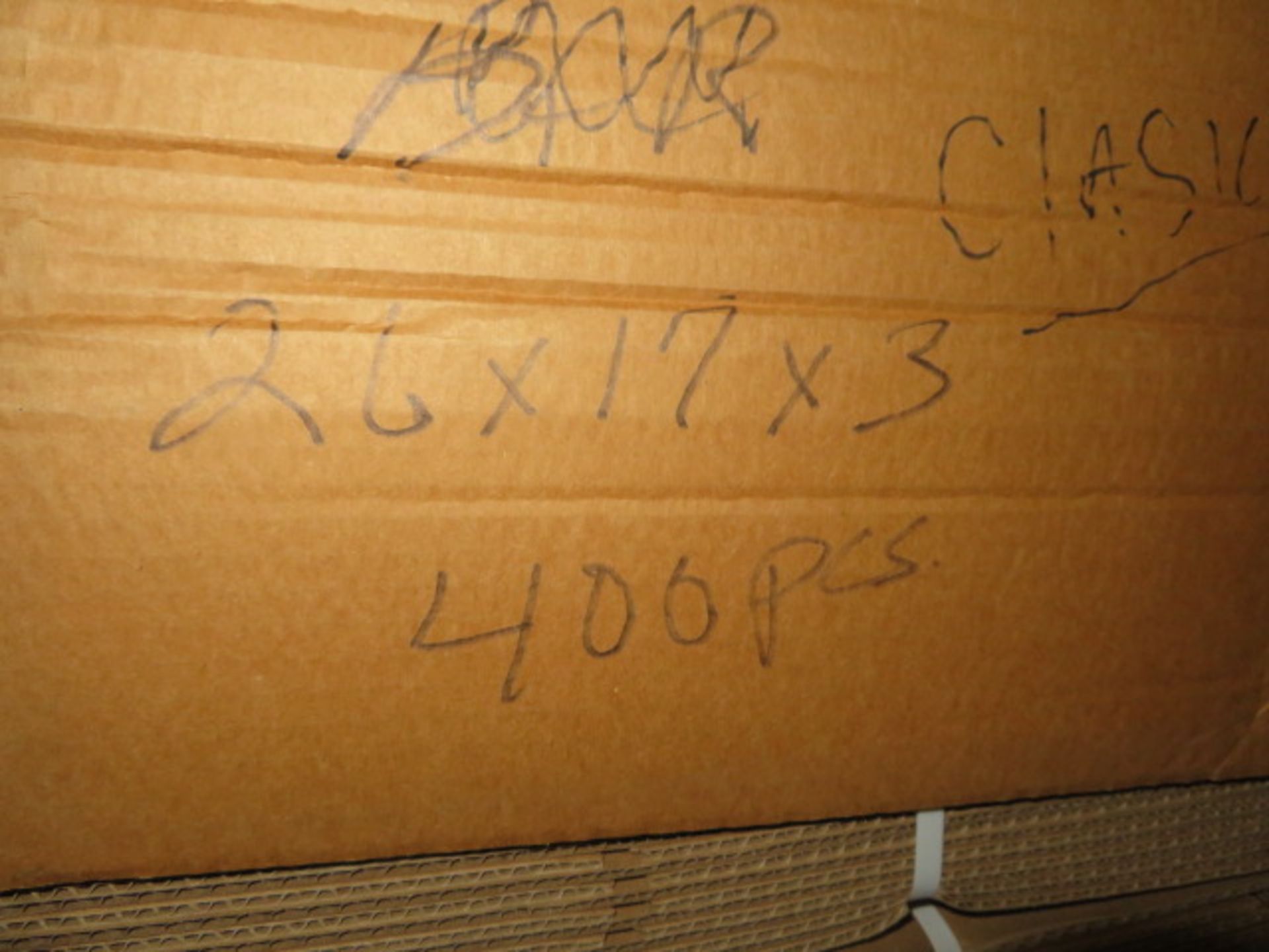 (400) 26 X 17 X 3 K/D CORRUGATED BOXES - Image 2 of 2